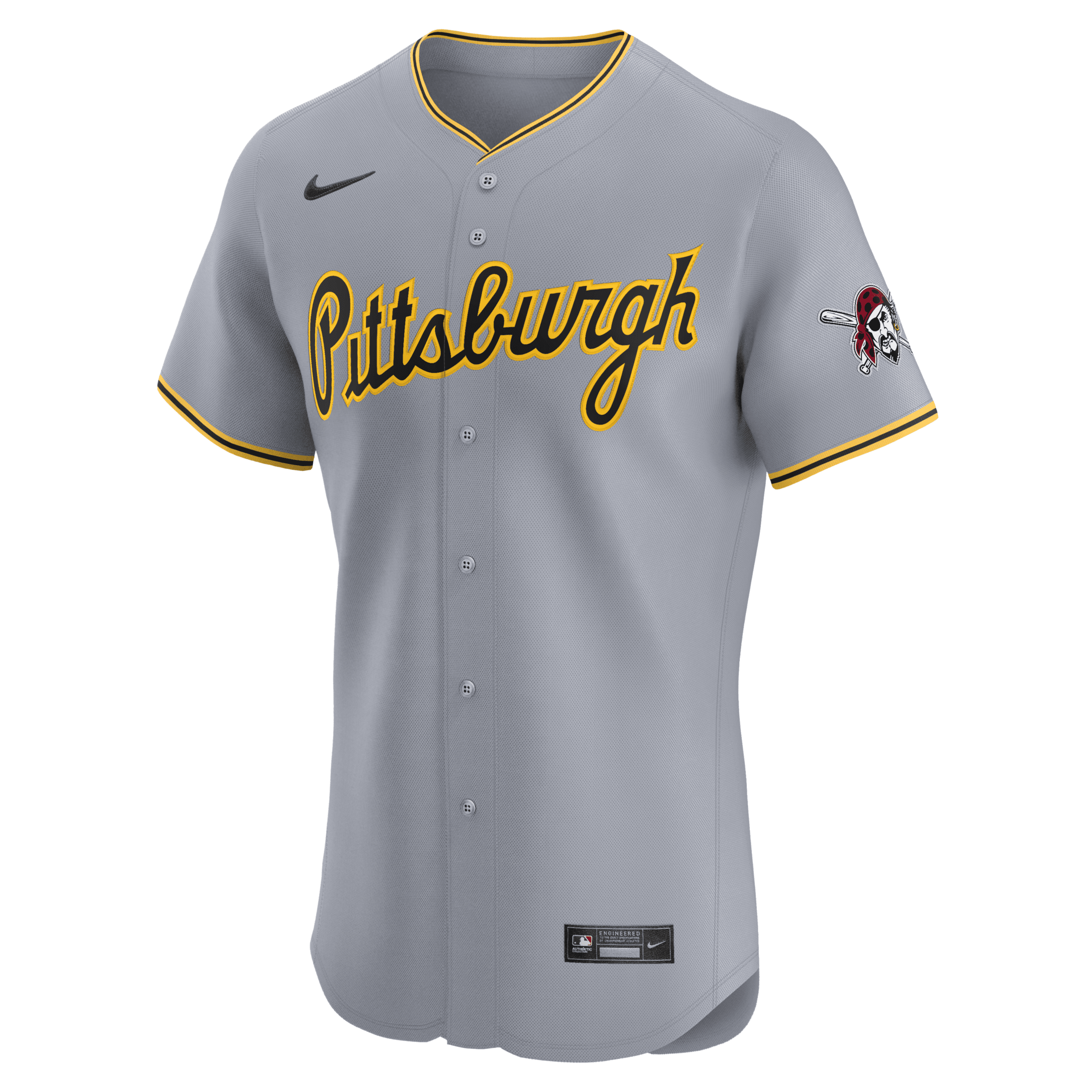 NIKE PITTSBURGH PIRATES MEN'S DRI-FIT ADV MLB ELITE JERSEY 1015650303