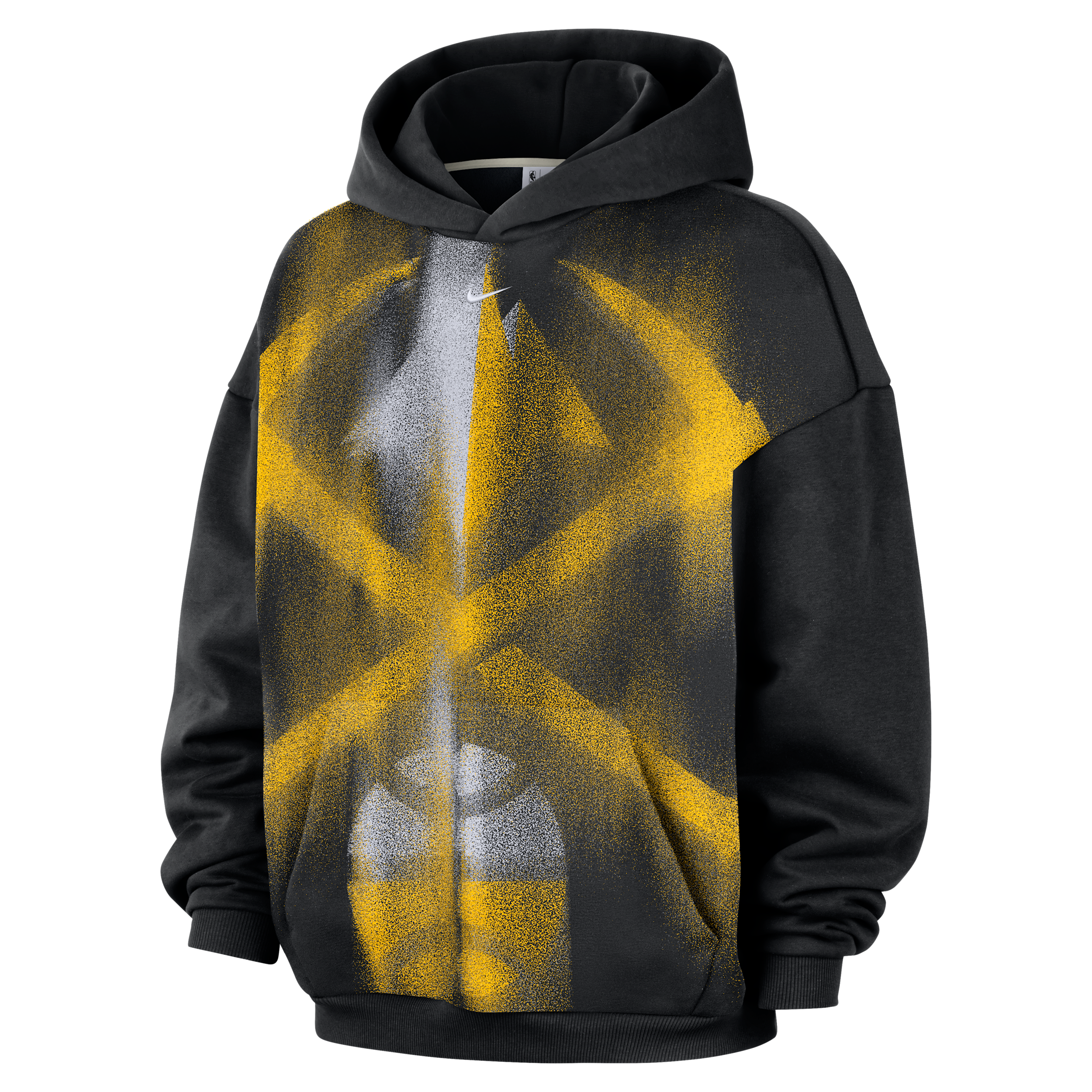 Denver Nuggets Standard Issue Nike Men's NBA Fleece Basketball Hoodie in Black | IQ2477-010