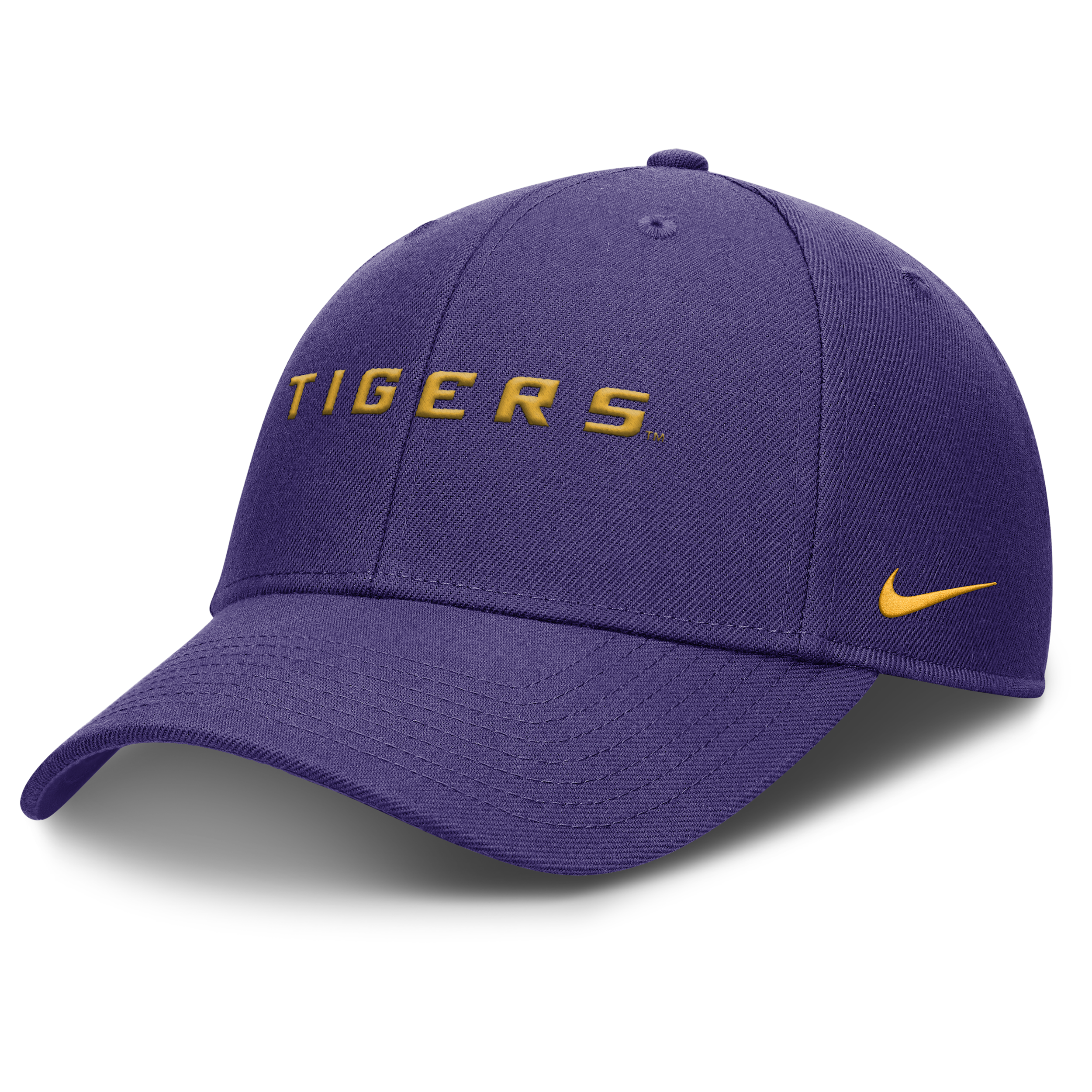 Nike Lsu On-field Rise Gameday  Men's Dri-fit College Trucker Adjustable Hat In Purple