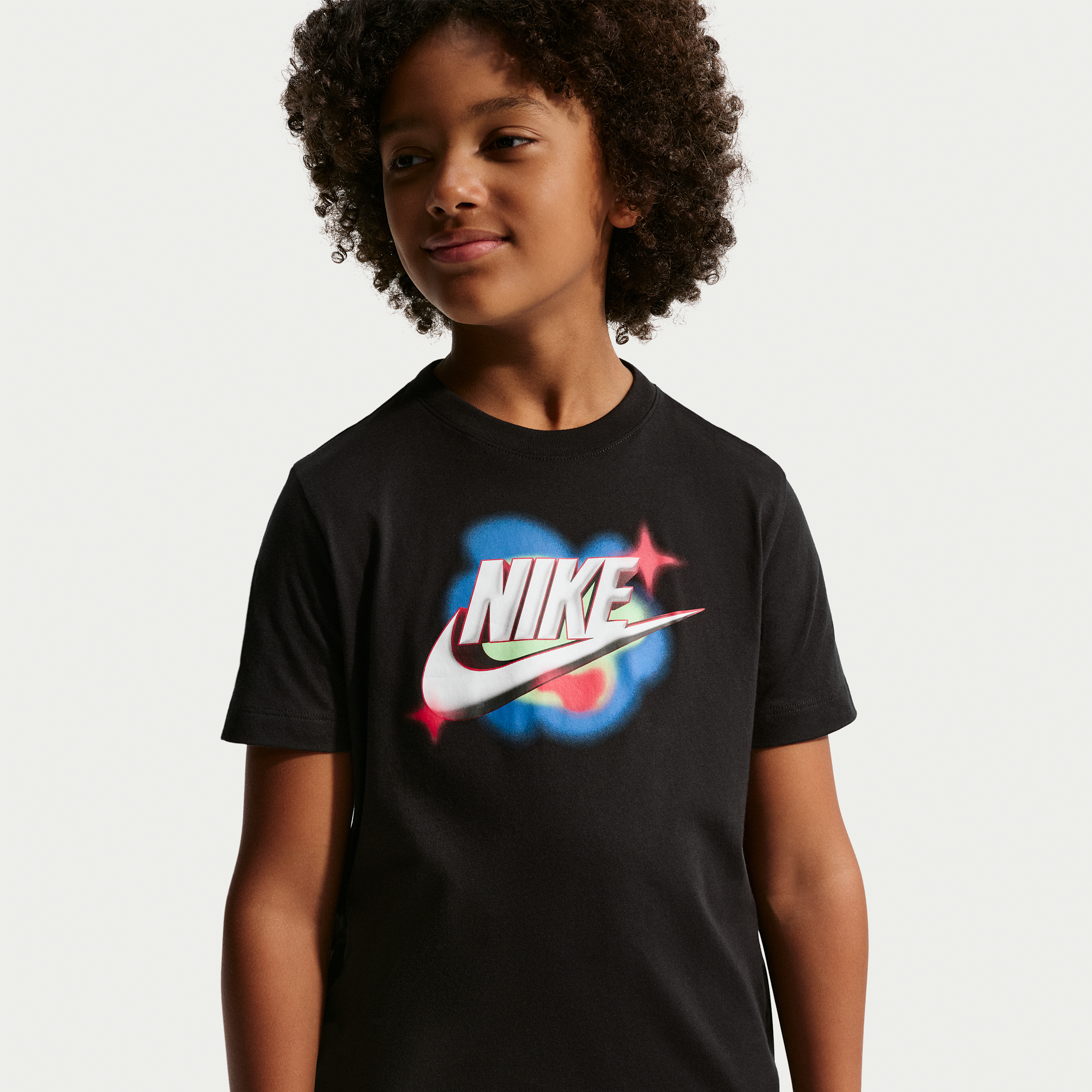 Nike Sportswear Big Kids' T-Shirt in Black | IO1981-010
