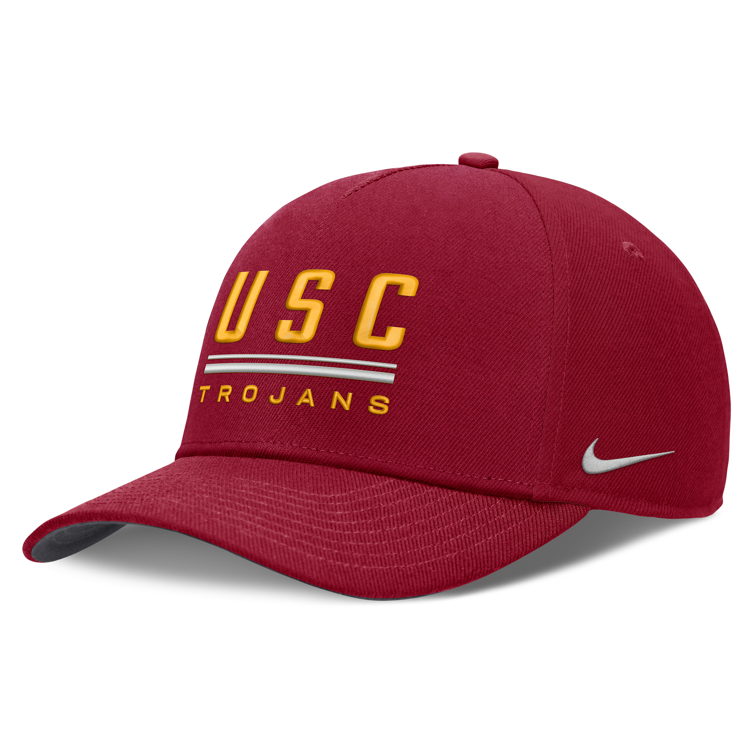 USC Sideline Practice Rise Nike Men's Dri-FIT College Adjustable Hat in Red | NC0669WSCJ-RKB