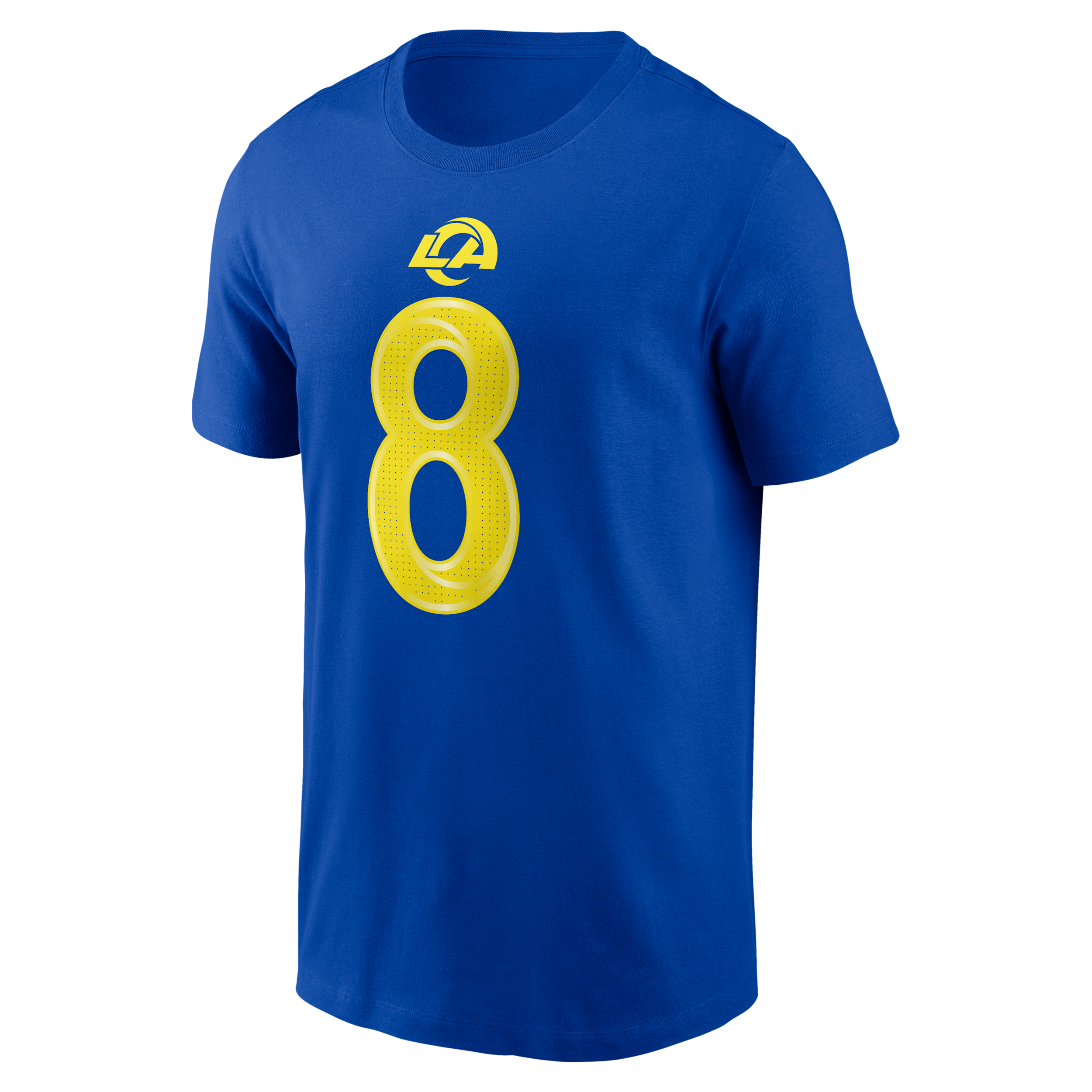 Jared Verse Los Angeles Rams Nike Men's NFL T-Shirt in Blue | N1994EV9XF-PXW