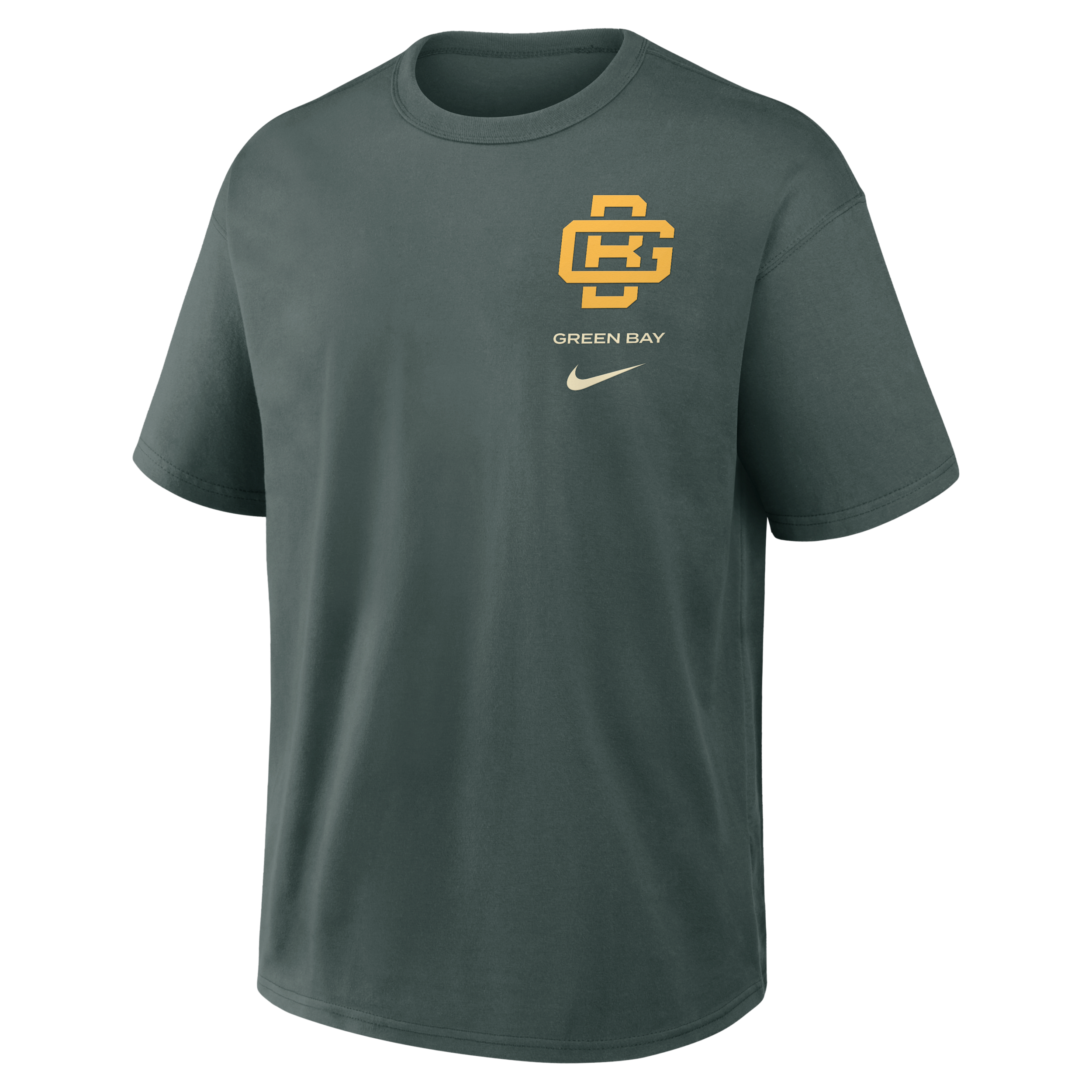 Green Bay Packers Rivalries Collection Max90 Nike Men's NFL T-Shirt in Green | 04T633X7T-2JW