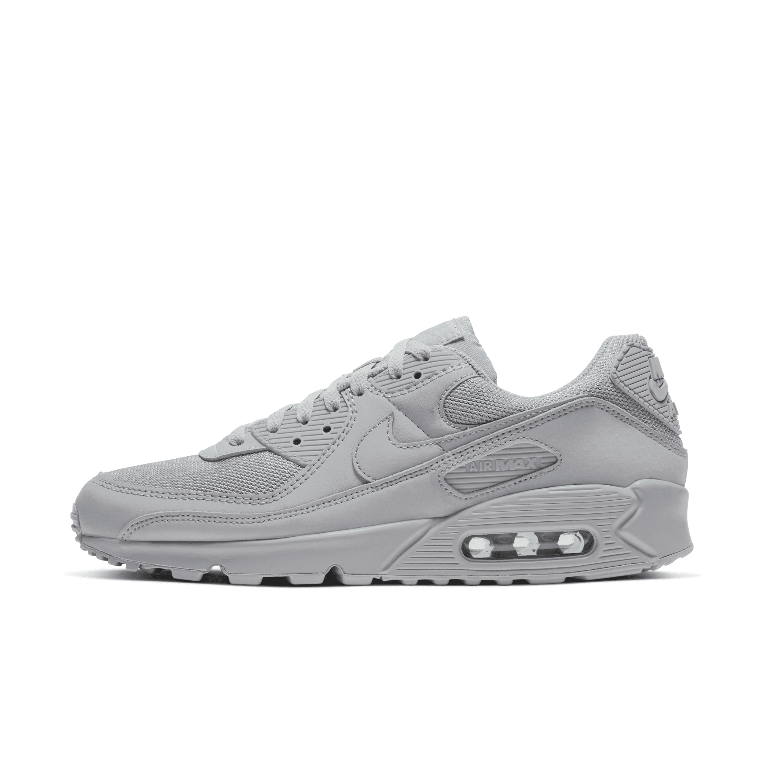 Nike Men's Air Max 90 Shoes in Grey, Size: 10.5 | CN8490-001