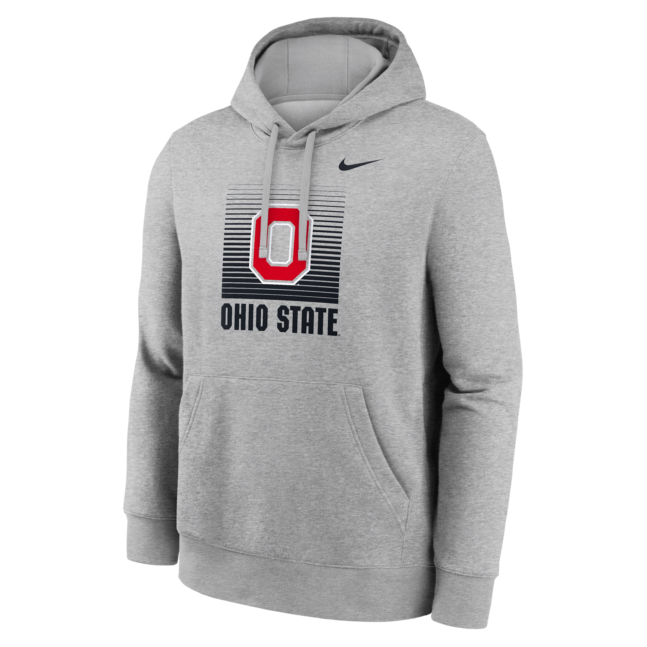 Ohio State Primetime Nike Men's College Pullover Hoodie in Grey | NKDK06GOH-JM7