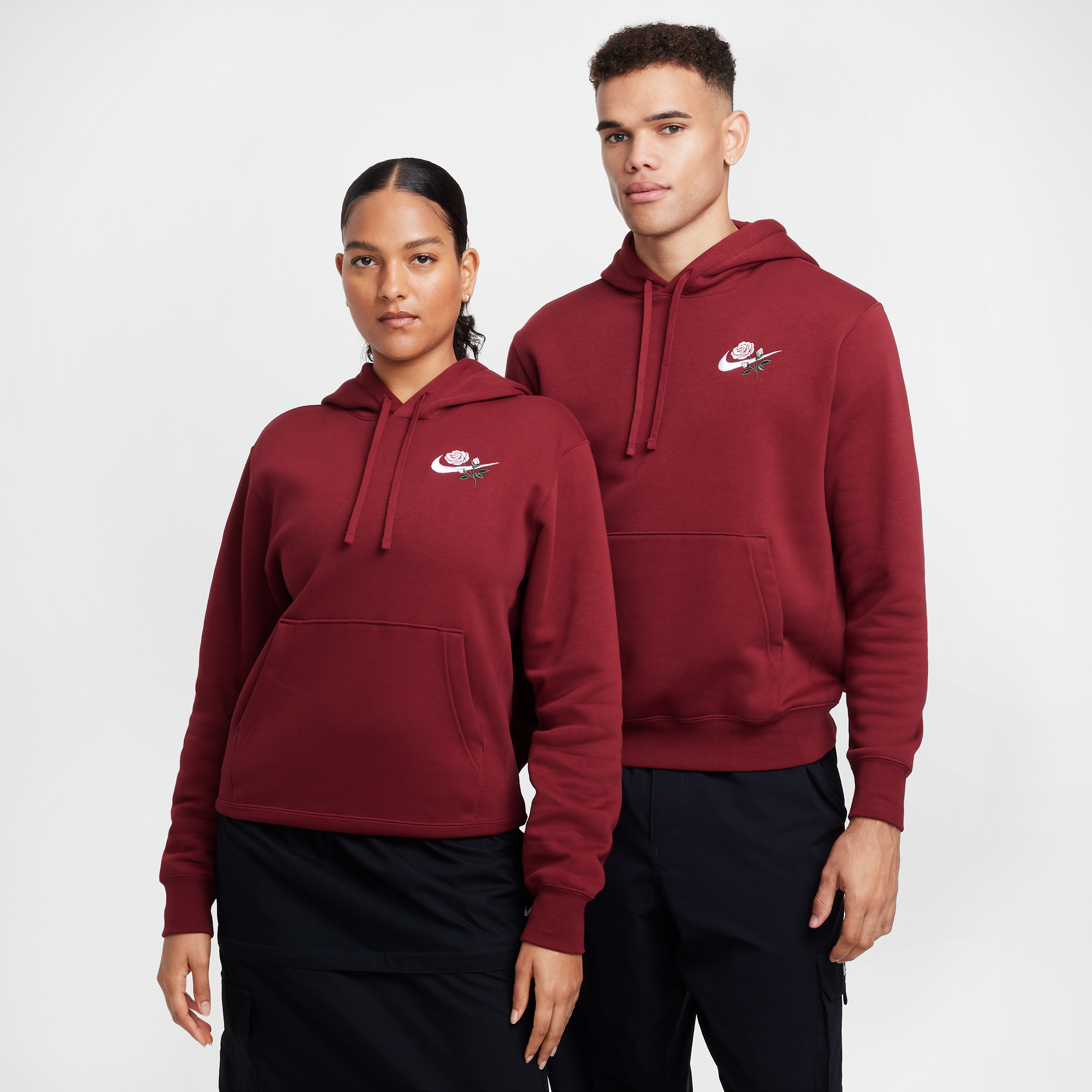 Nike Men's Sportswear Club Fleece Pullover Hoodie In Red