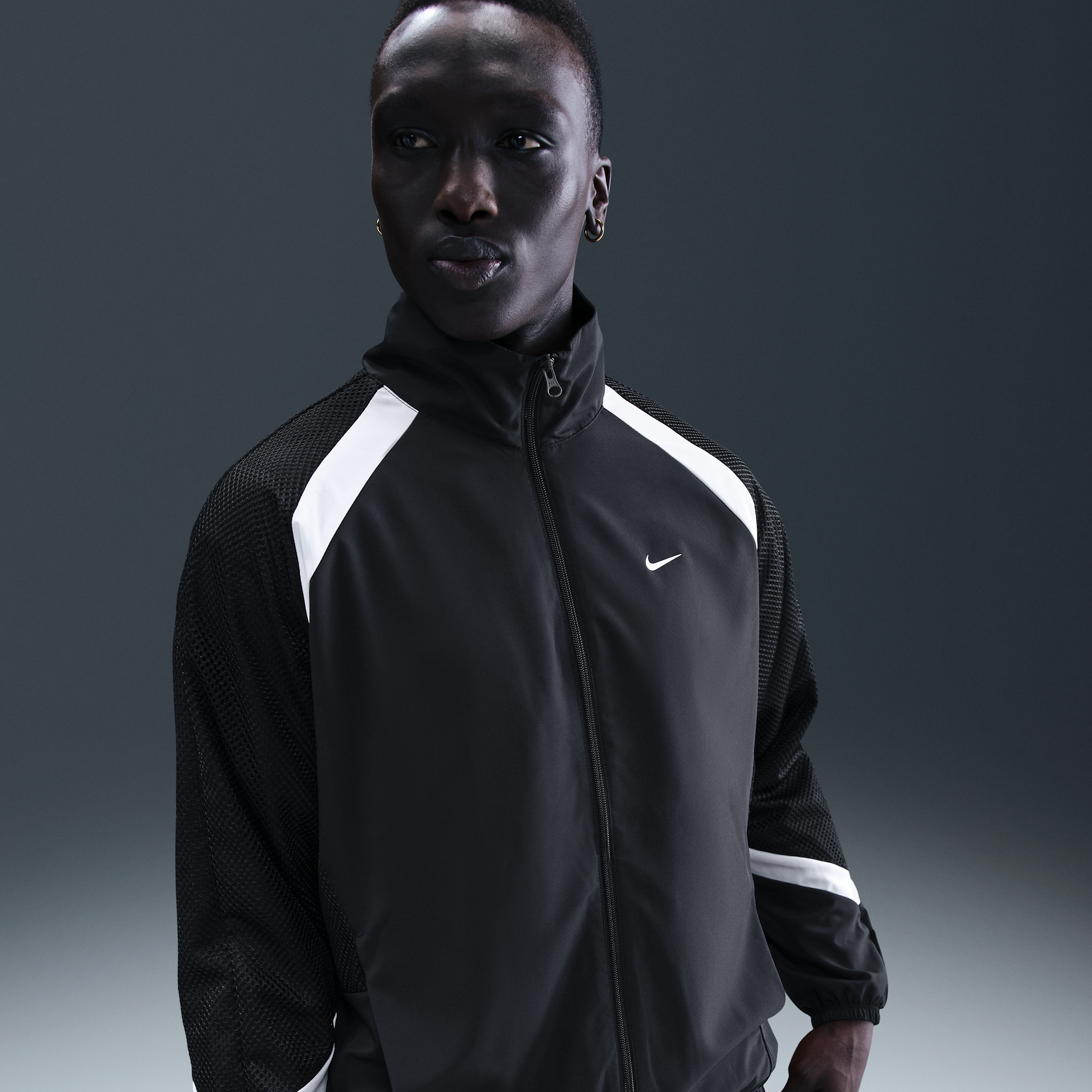 Nike Men's Icon Woven Basketball Jacket In Black
