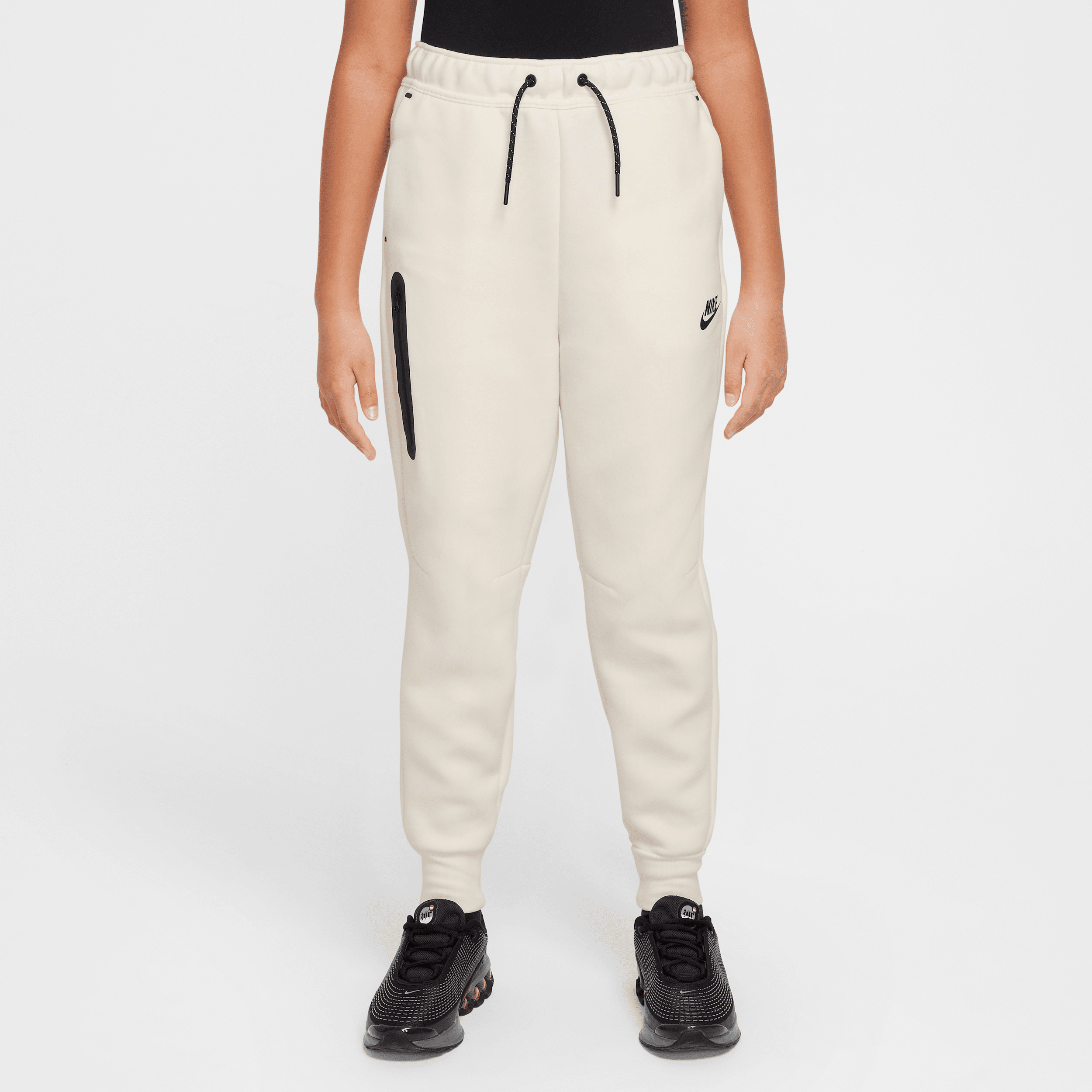 Nike Women's  Sportswear Tech Fleece Girls' Jogger Pants In White