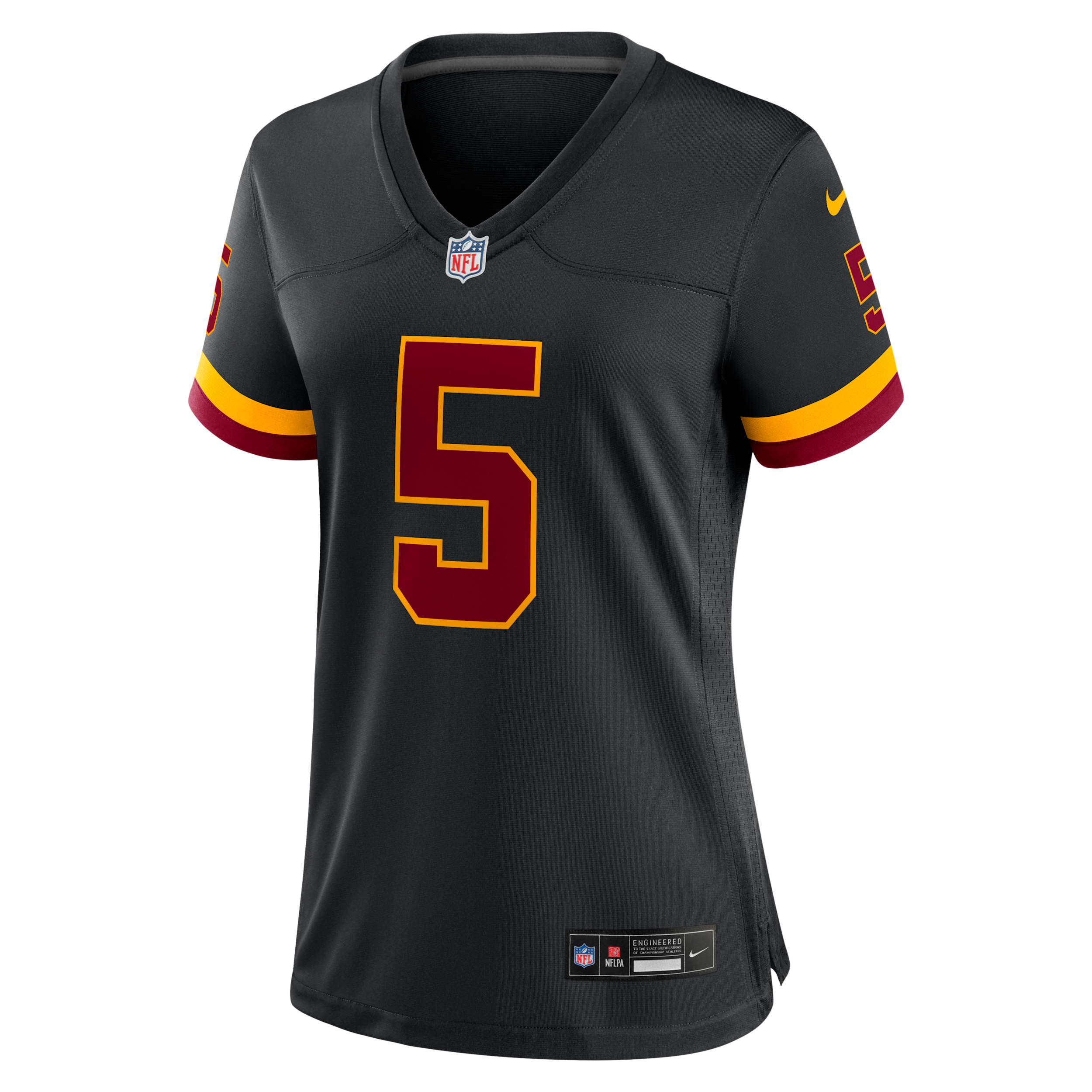 Nike Women's Jayden Daniels Black Washington Commanders Hail Raiser Alternate Game Jersey - Black