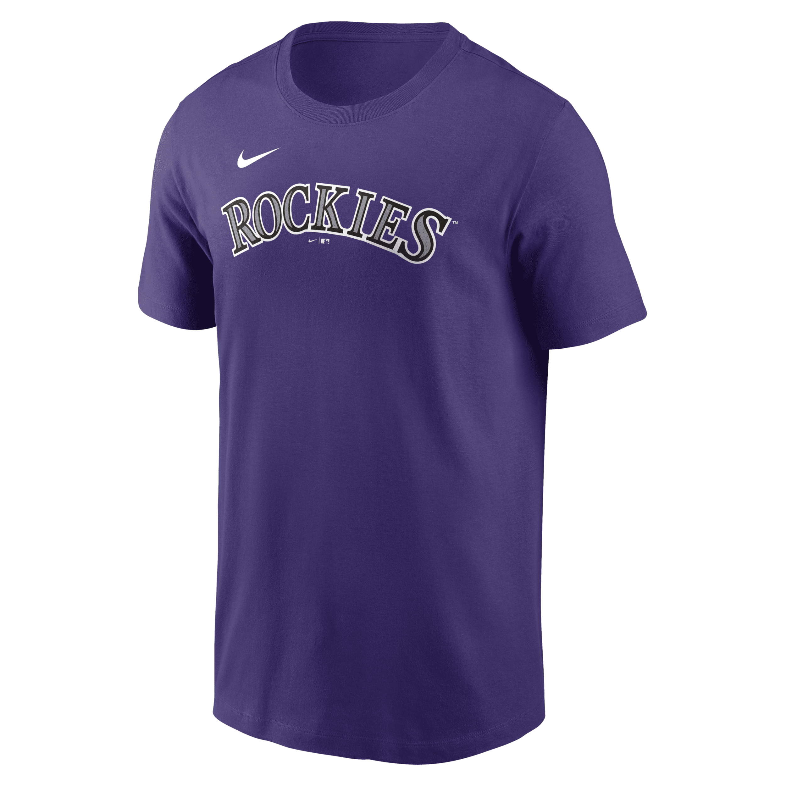 Shop Nike Charlie Blackmon Colorado Rockies Fuse  Men's Mlb T-shirt In Purple