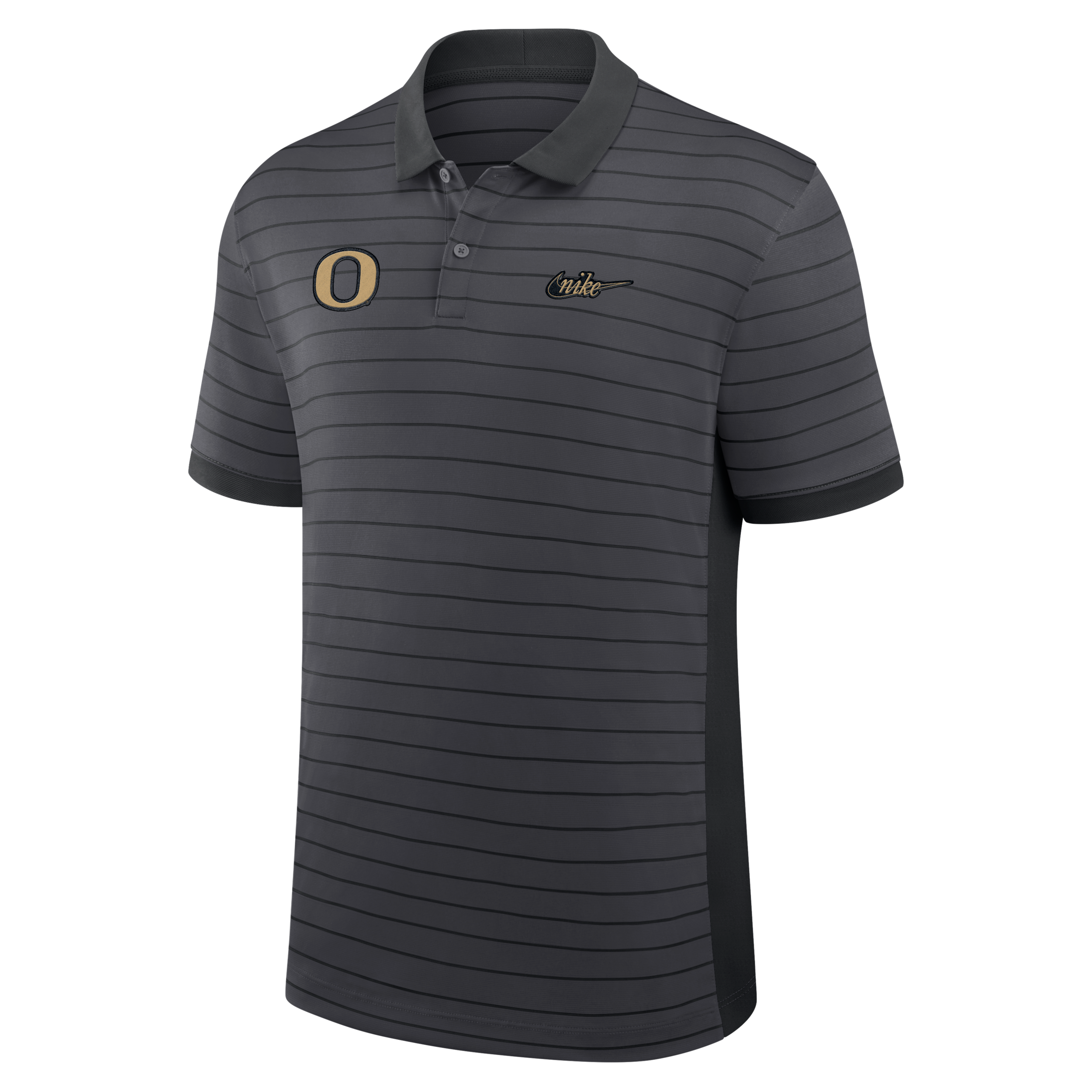 Nike Oregon Victory Stripe  Men's Dri-fit College Polo In Gray