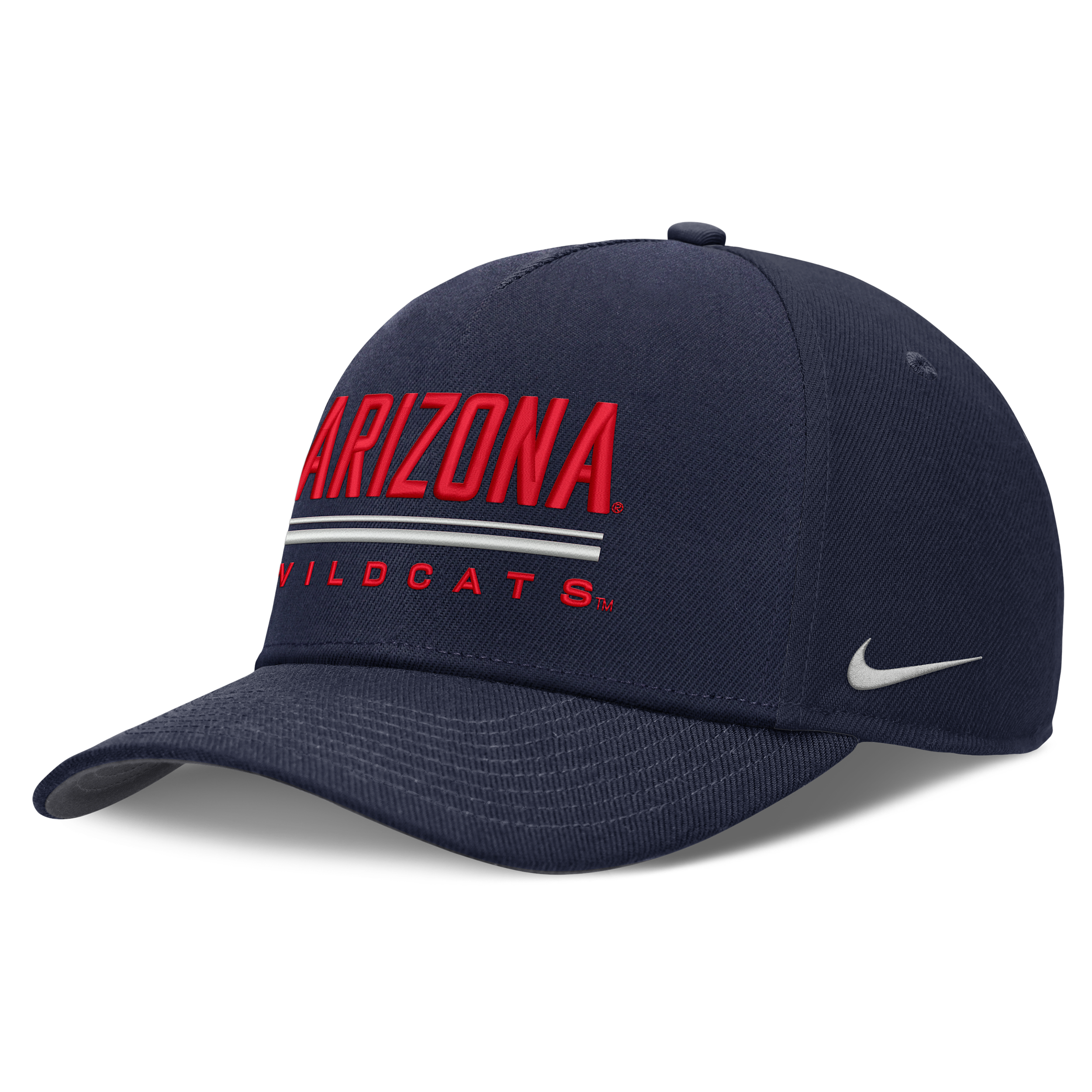 Arizona Sideline Practice Rise Nike Men's Dri-FIT College Adjustable Hat in Blue | NC0641SUAN-RKB