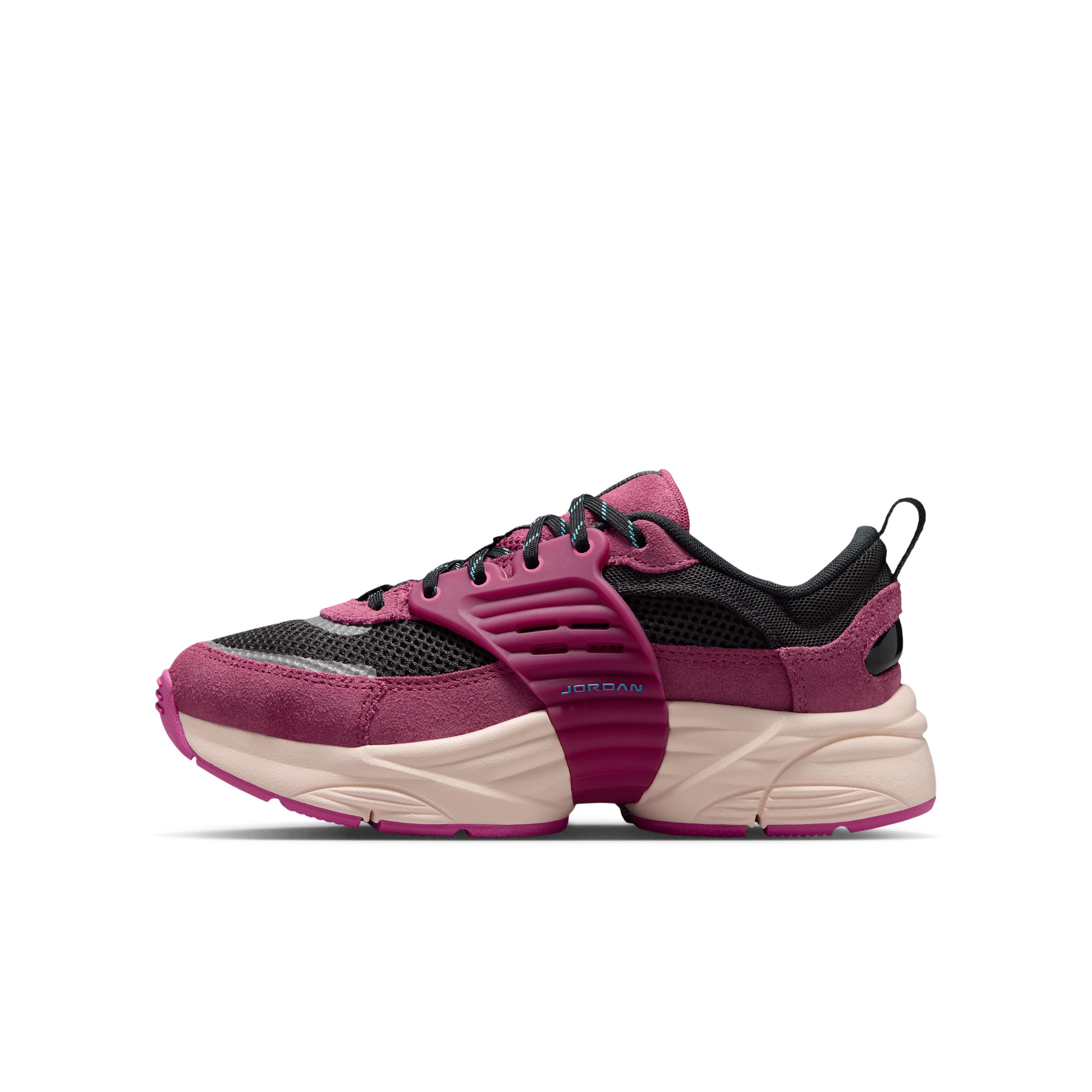 Jordan Kids' Grade School Trunner O/S Shoes, Size 3.5, Purple/Pink/White/Blue