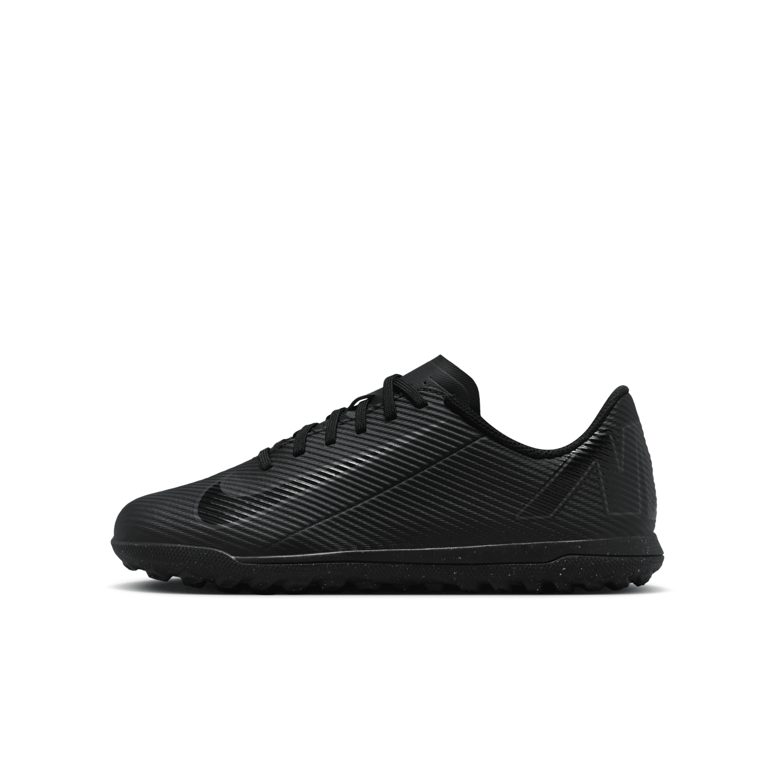 Nike Jr. Mercurial Vapor 16 Club Little/big Kids' Tf Low-top Soccer Shoes In Black