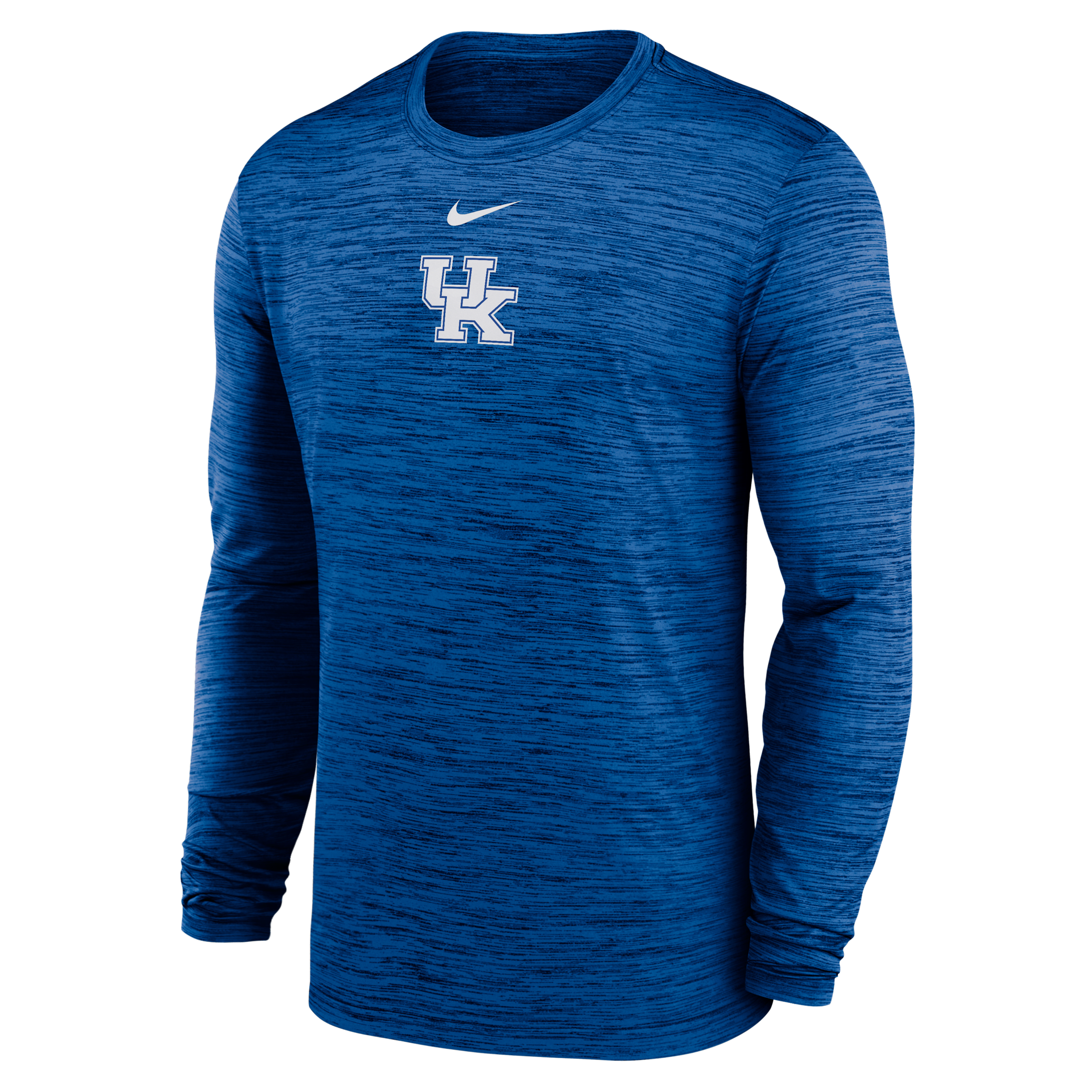 Nike Royal Kentucky Wildcats 2025 Sideline Velocity Performance Long Sleeve T-shirt In Blue