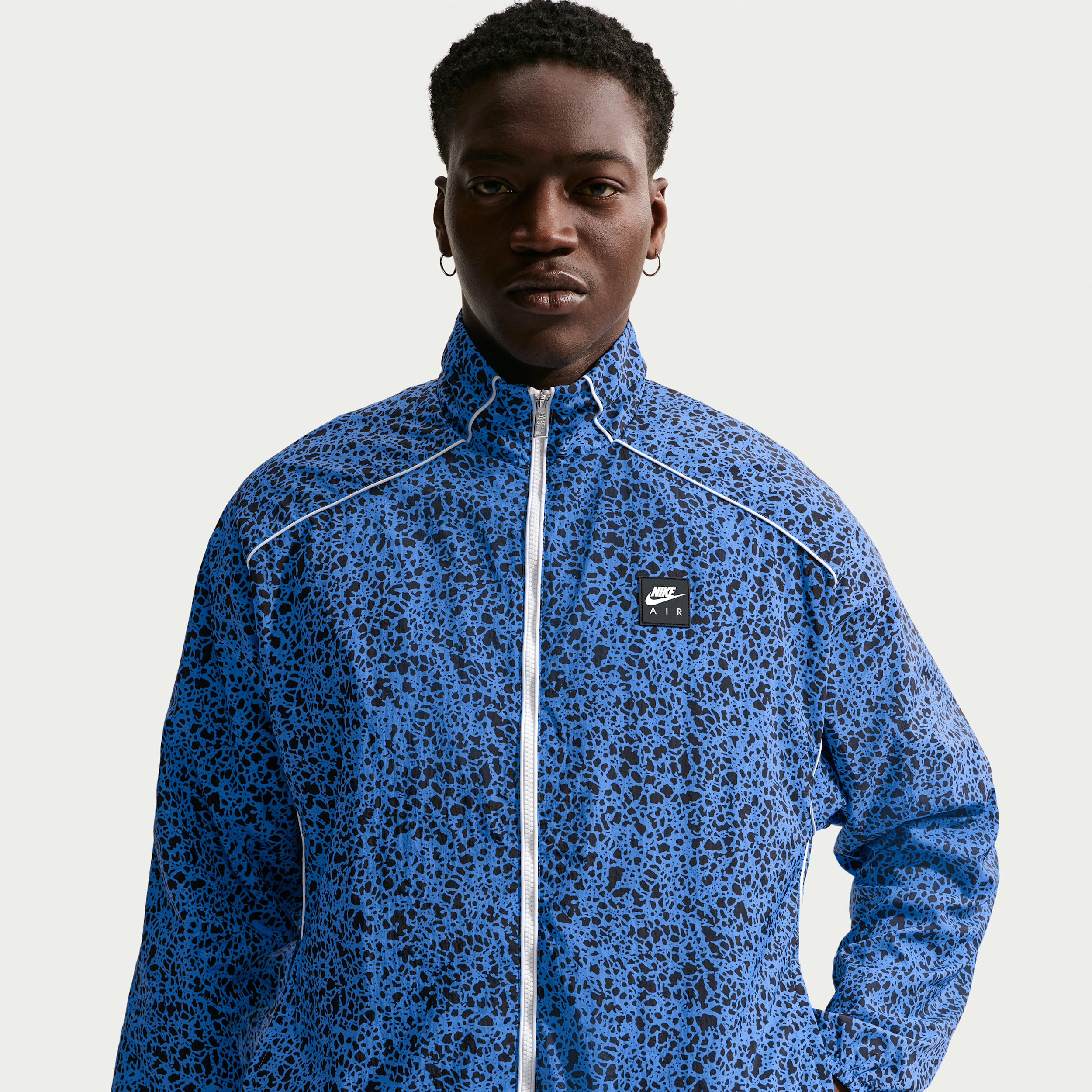 Nike Men's Air Woven Jacket in Blue | II5242-452