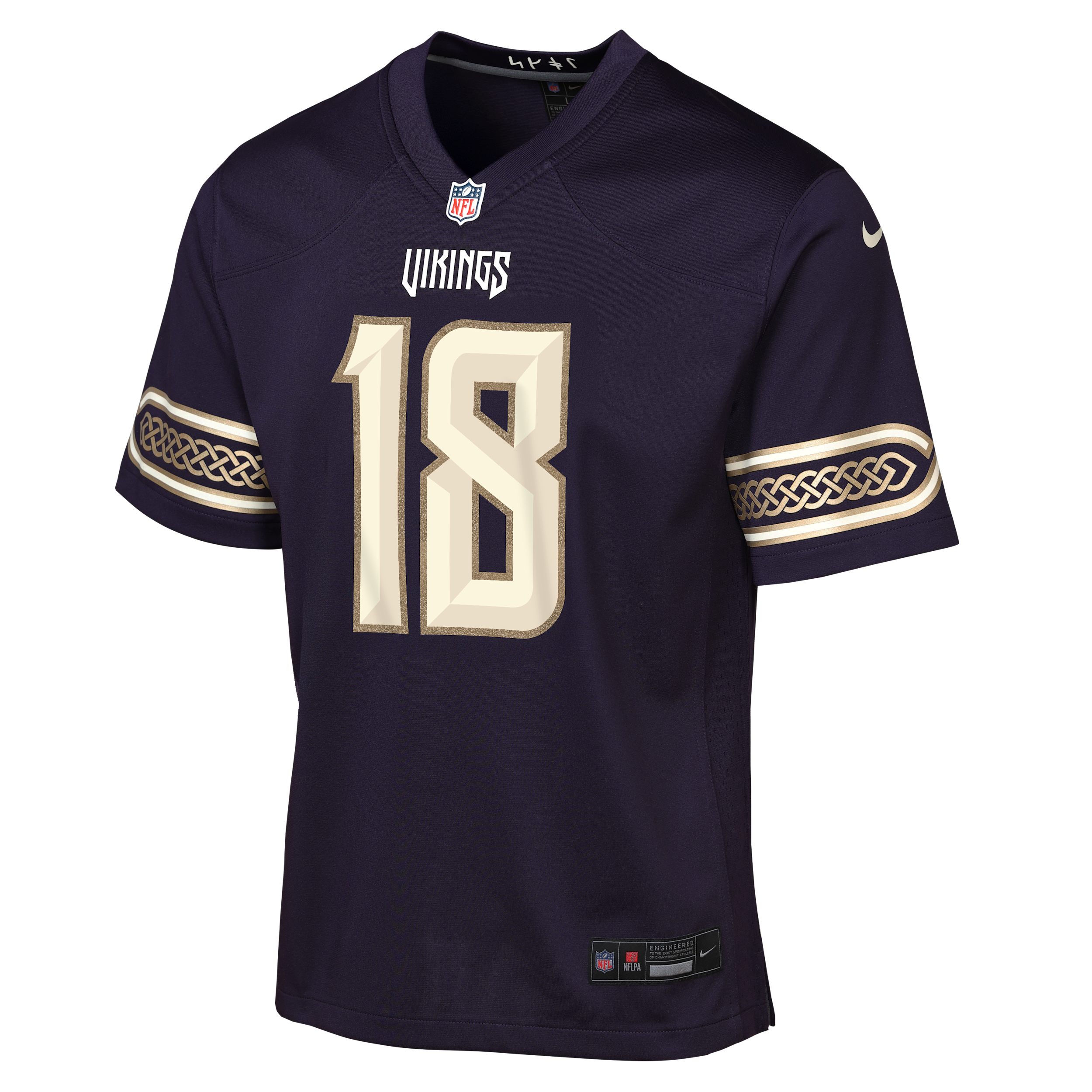 Justin Jefferson Minnesota Vikings Rivalries Collection Big Kids' Nike NFL Game Jersey in Purple | Z1B7RVP9VIKJJ-000