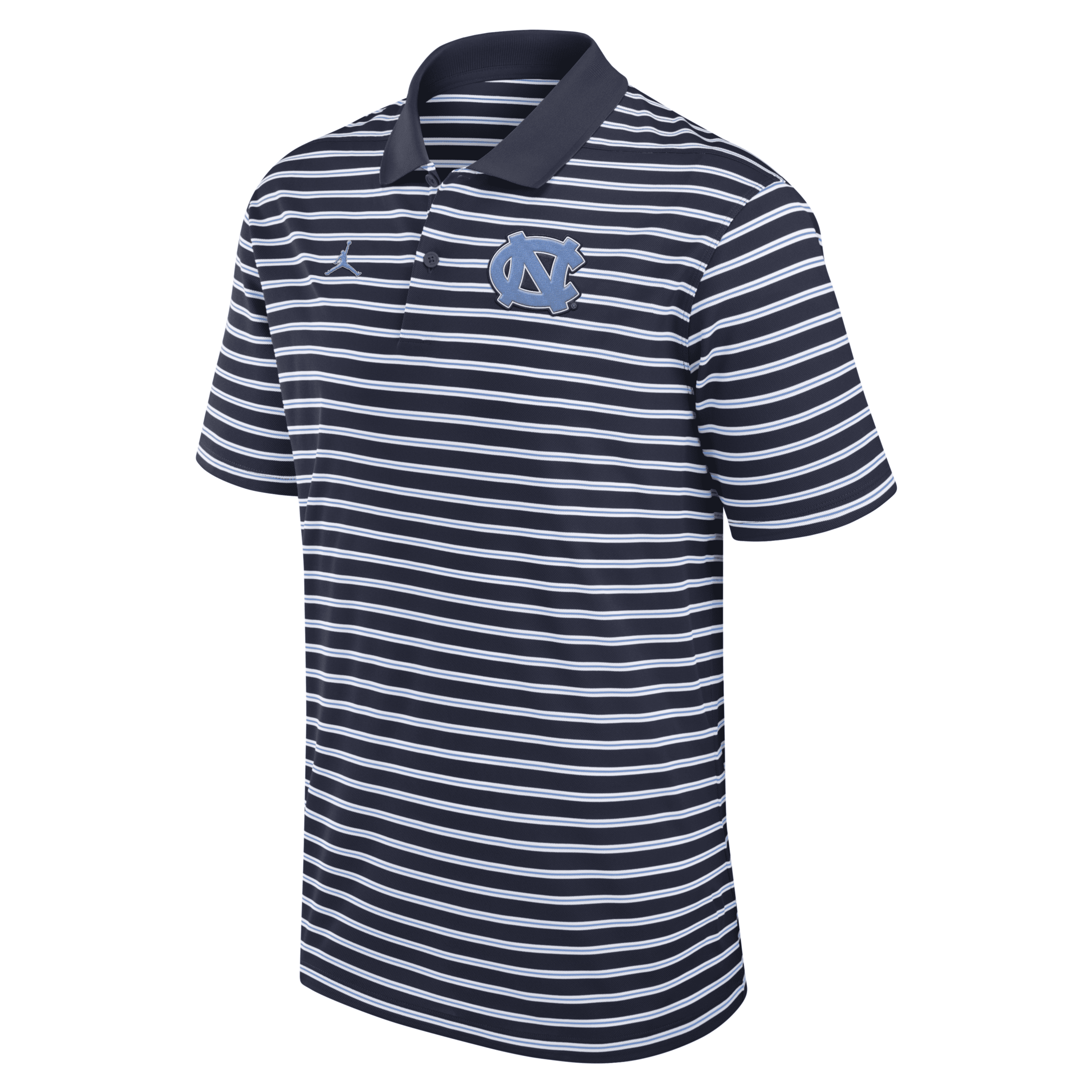 JORDAN MEN'S NORTH CAROLINA TAR HEELS PRIMETIME VICTORY STRIPED DRI-FIT COLLEGE POLO 1015609840