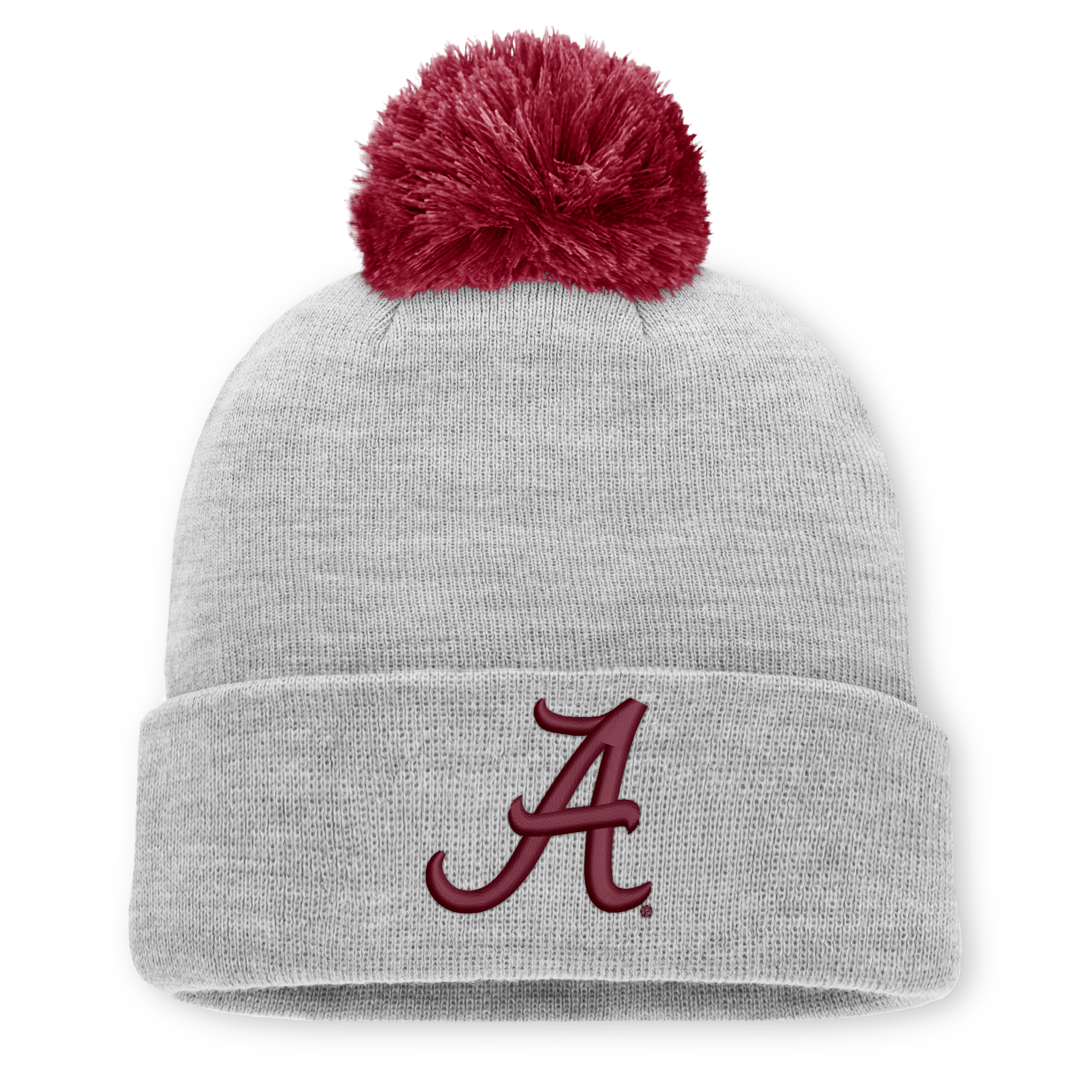 Alabama Peak Nike Men's College Cuffed Beanie in Grey | NC1606GABN-C9K