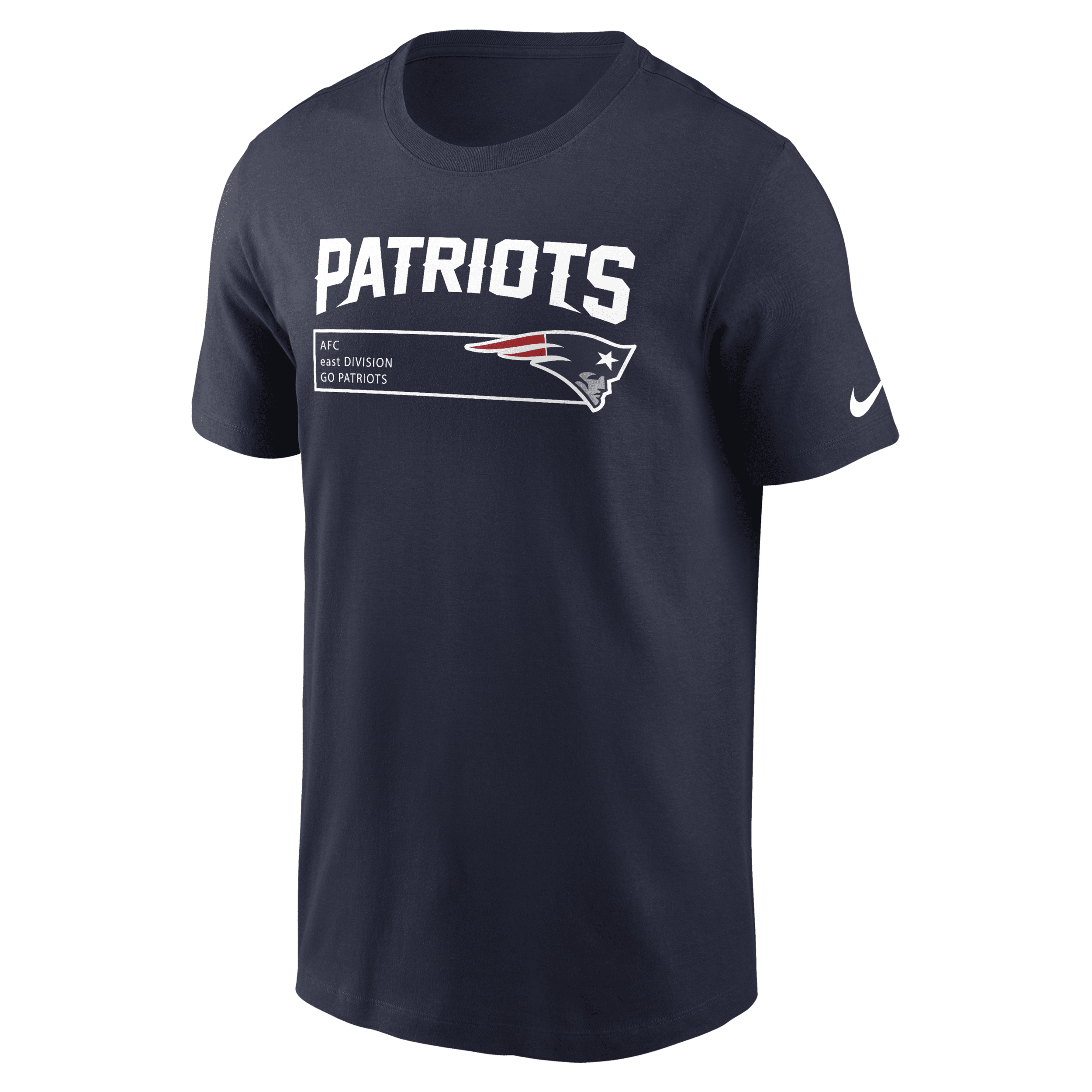 Nike New England Patriots Division Essential  Men's Nfl T-shirt In Blue