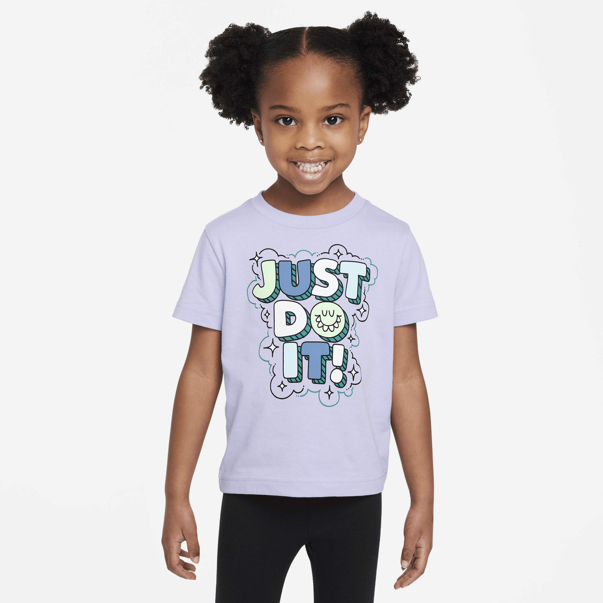 Shop Nike Toddler Bubble 'just Do It' T-shirt In Purple