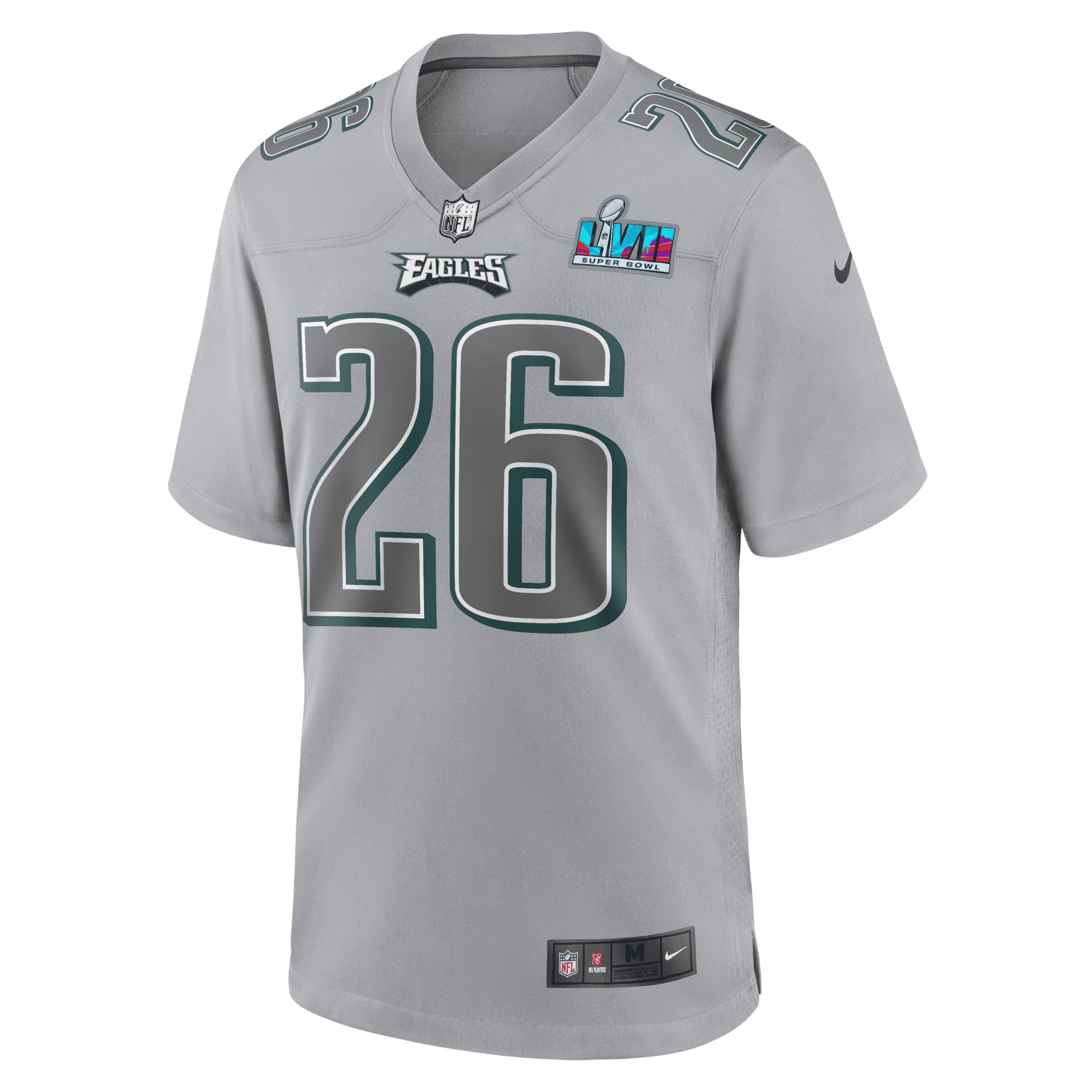 Nike NFL Philadelphia Eagles Super Bowl LVII Atmosphere (Miles Sanders)  Men's Fashion Football Jersey. Nike.com