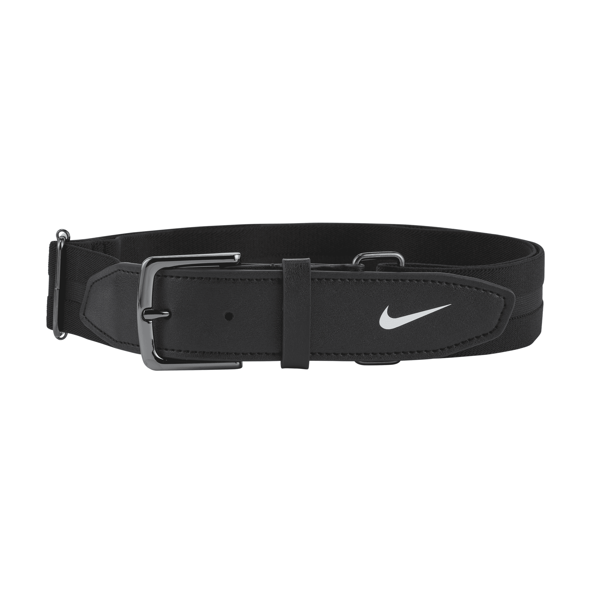 Nike Adult Adjustable Baseball/Softball Belt 3.0, Men's, Black/White