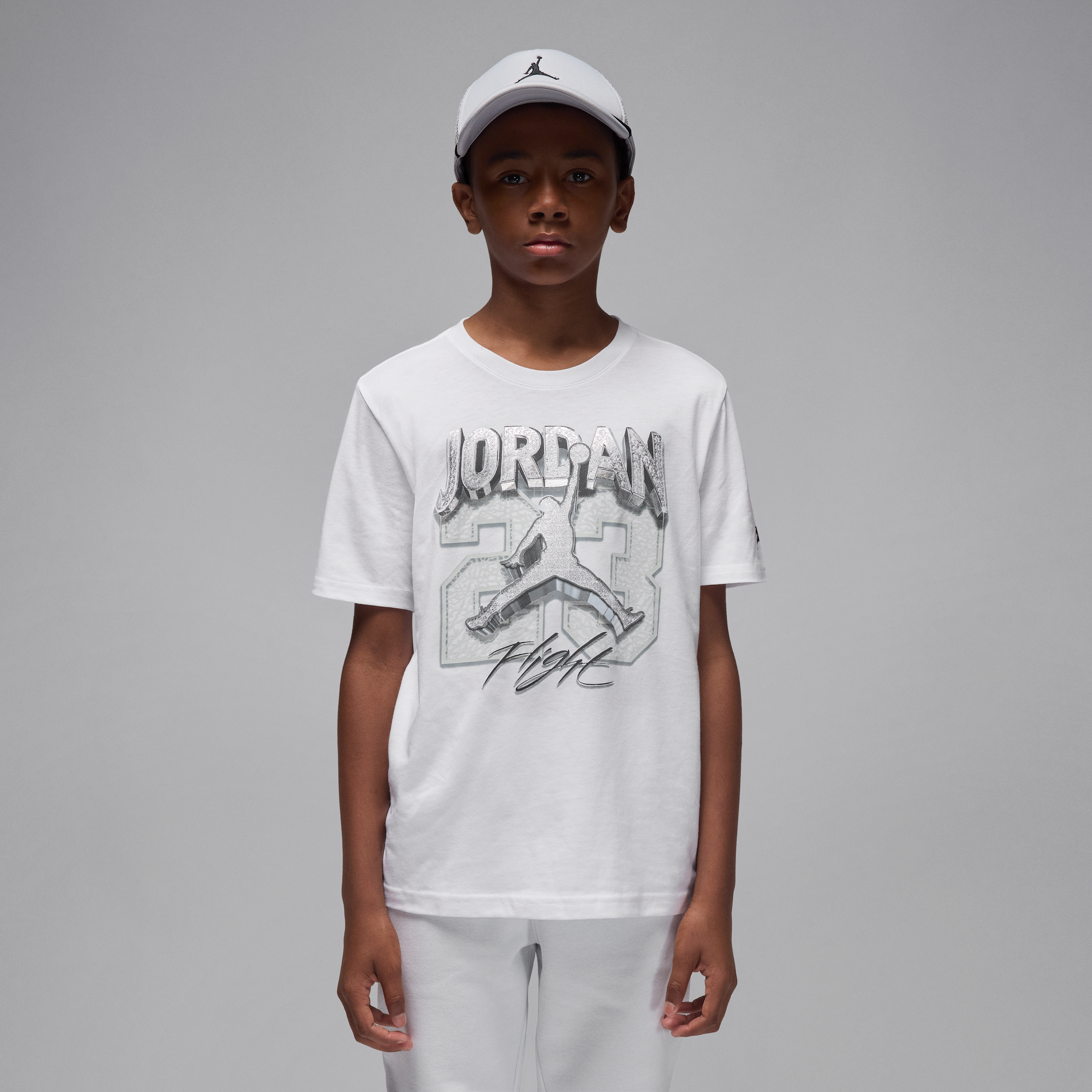 Jordan Big Kids' Aj3 Pure Money T-shirt In White
