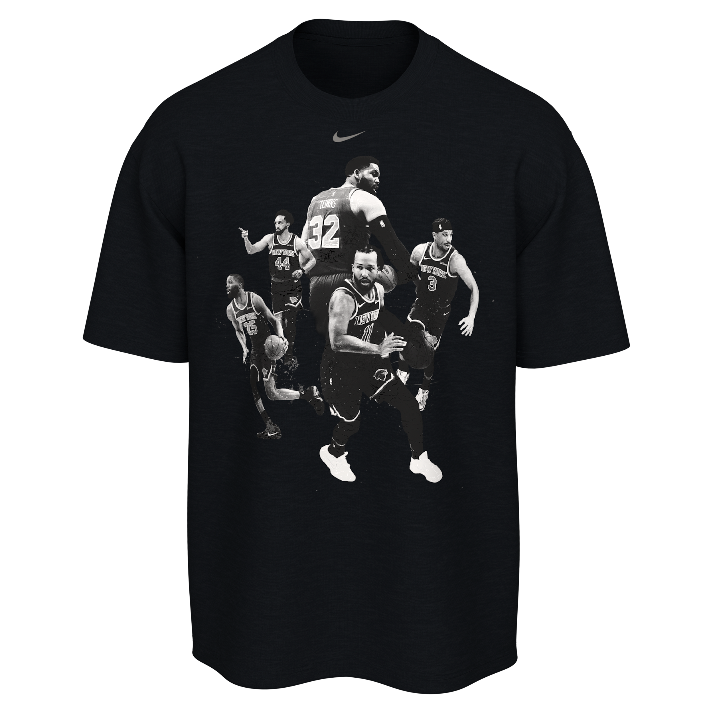 New York Knicks 2026 Player Nike Men's Basketball T-Shirt in Black | JJ0298-010
