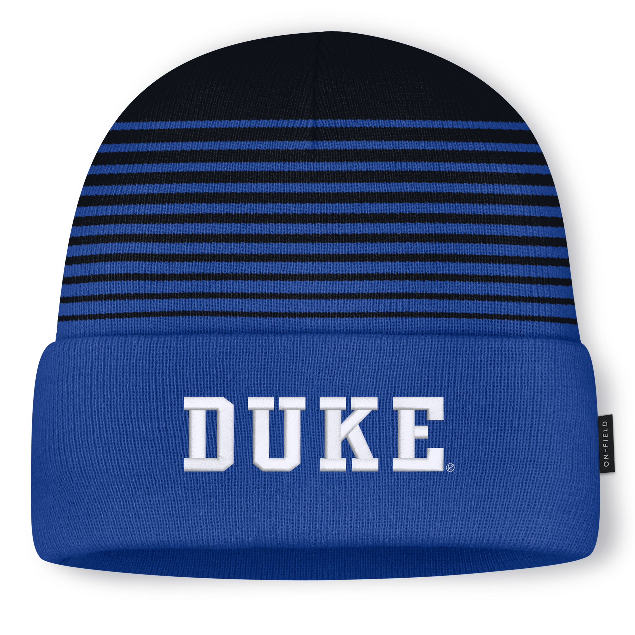 Men's and Women's Nike Royal/Black Duke Blue Devils On-Field Utility Knit Hat - Royal, Black