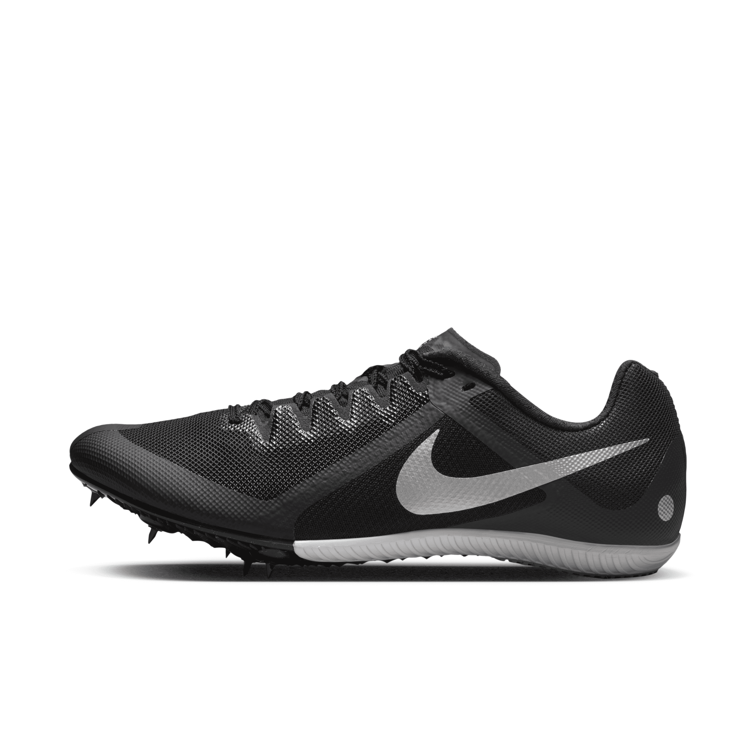 Nike Unisex Rival Multi Track & Field Multi-event Spikes In Black/metallic Silver/light Smoke Grey