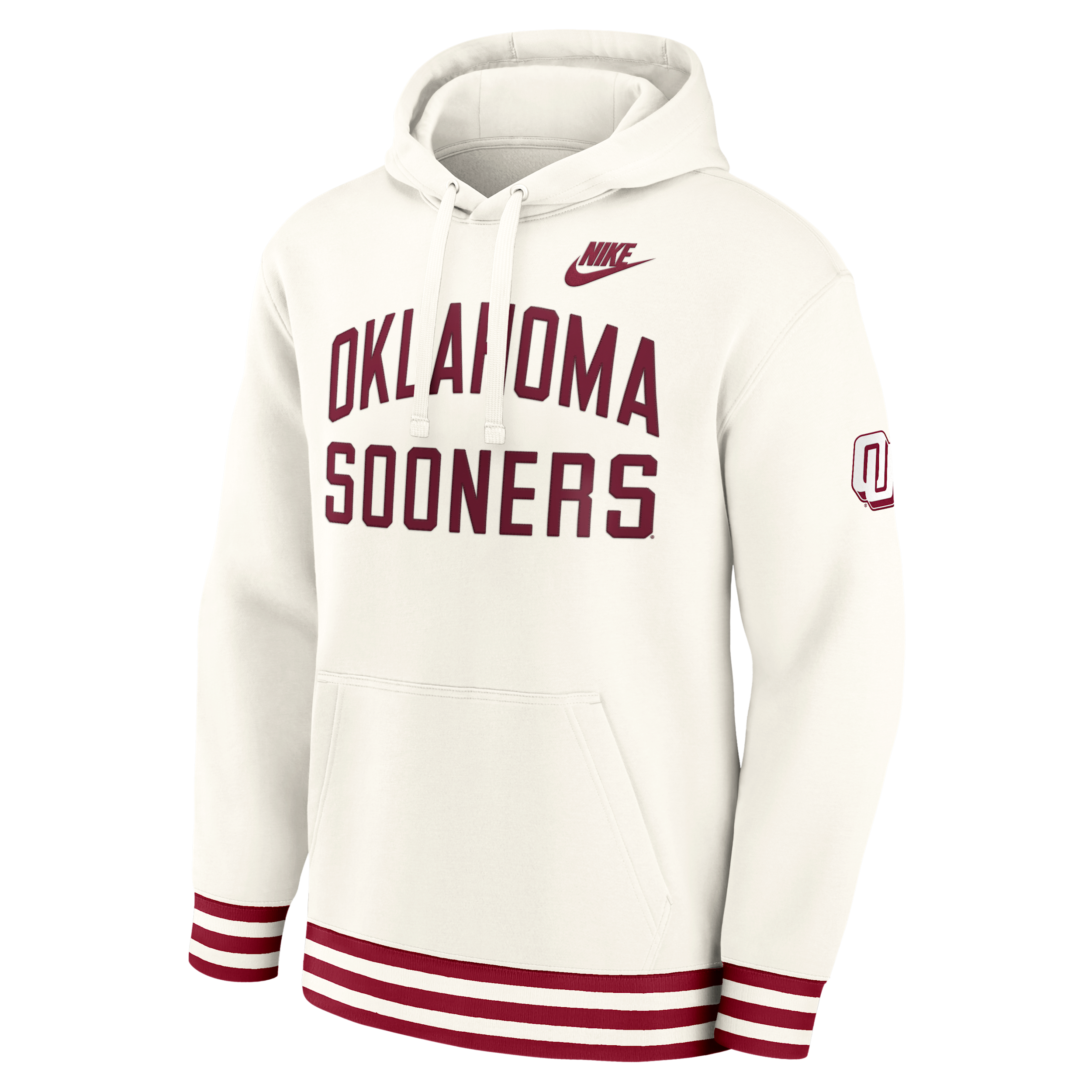 Oklahoma Legacy Nike Men's College Pullover Hoodie in Brown | 02K30G1WOKV-RZ7