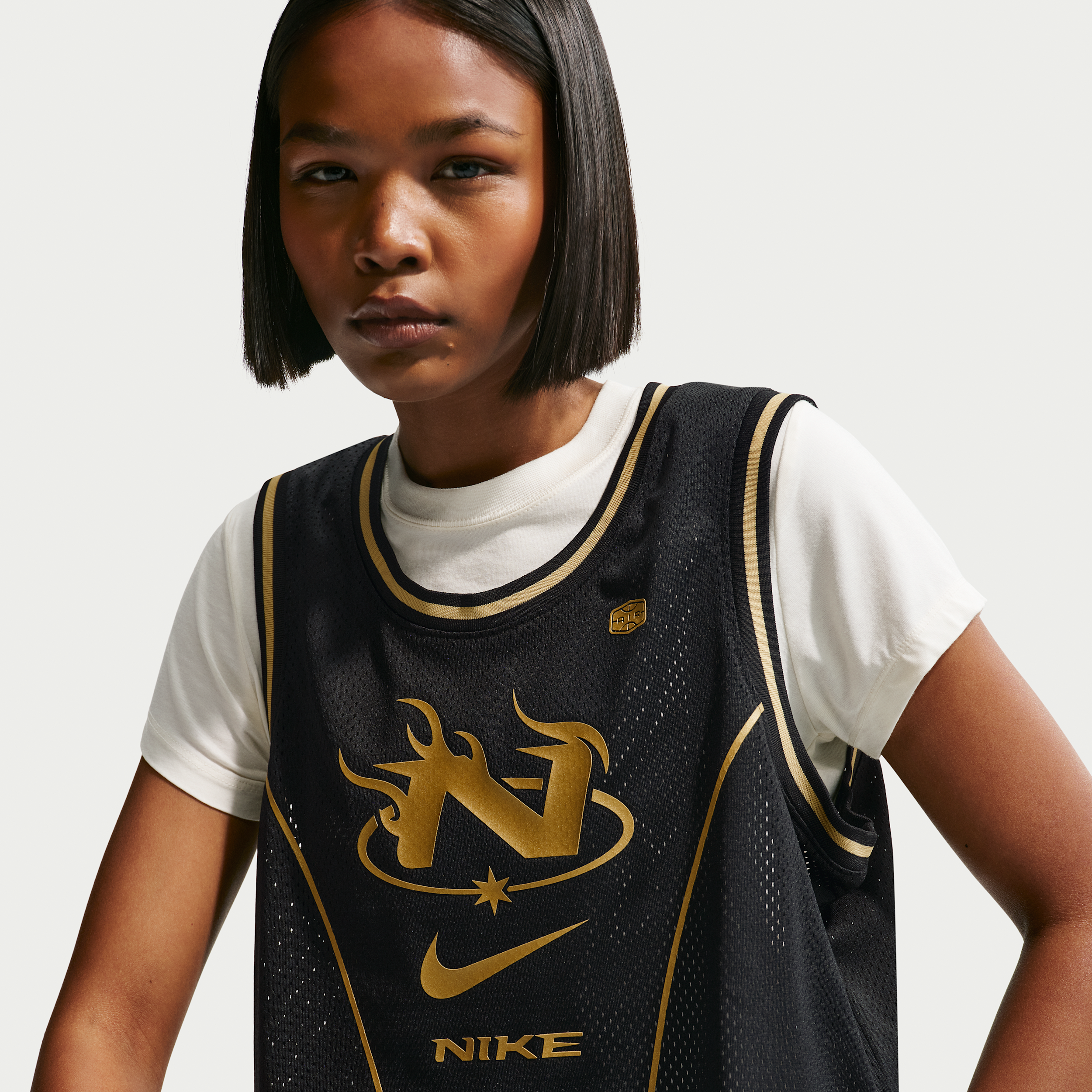 Women's Nike Sportswear Cropped Jersey in Black | IQ1226-010