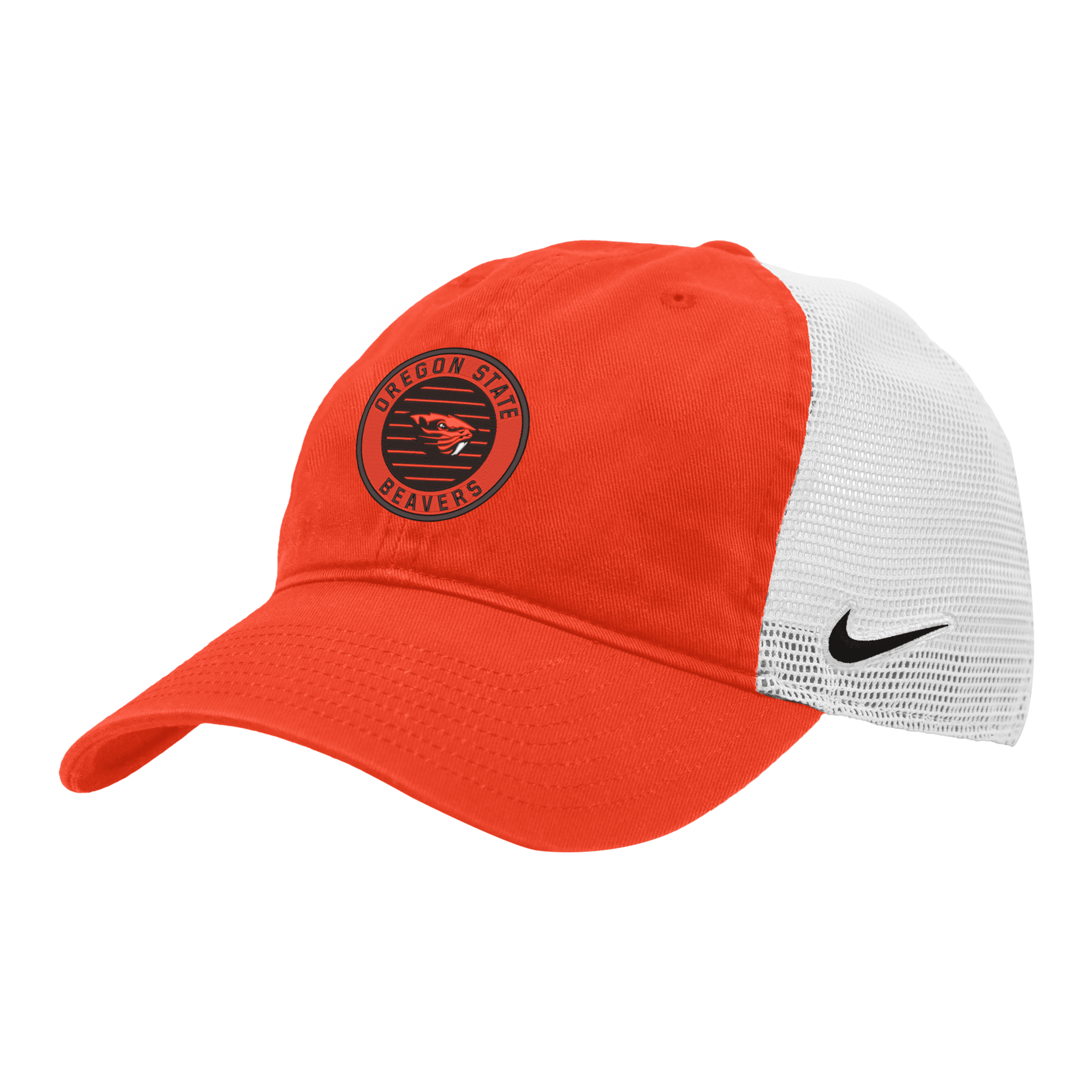 Shop Nike Oregon State Heritage86  Unisex College Trucker Hat In Orange