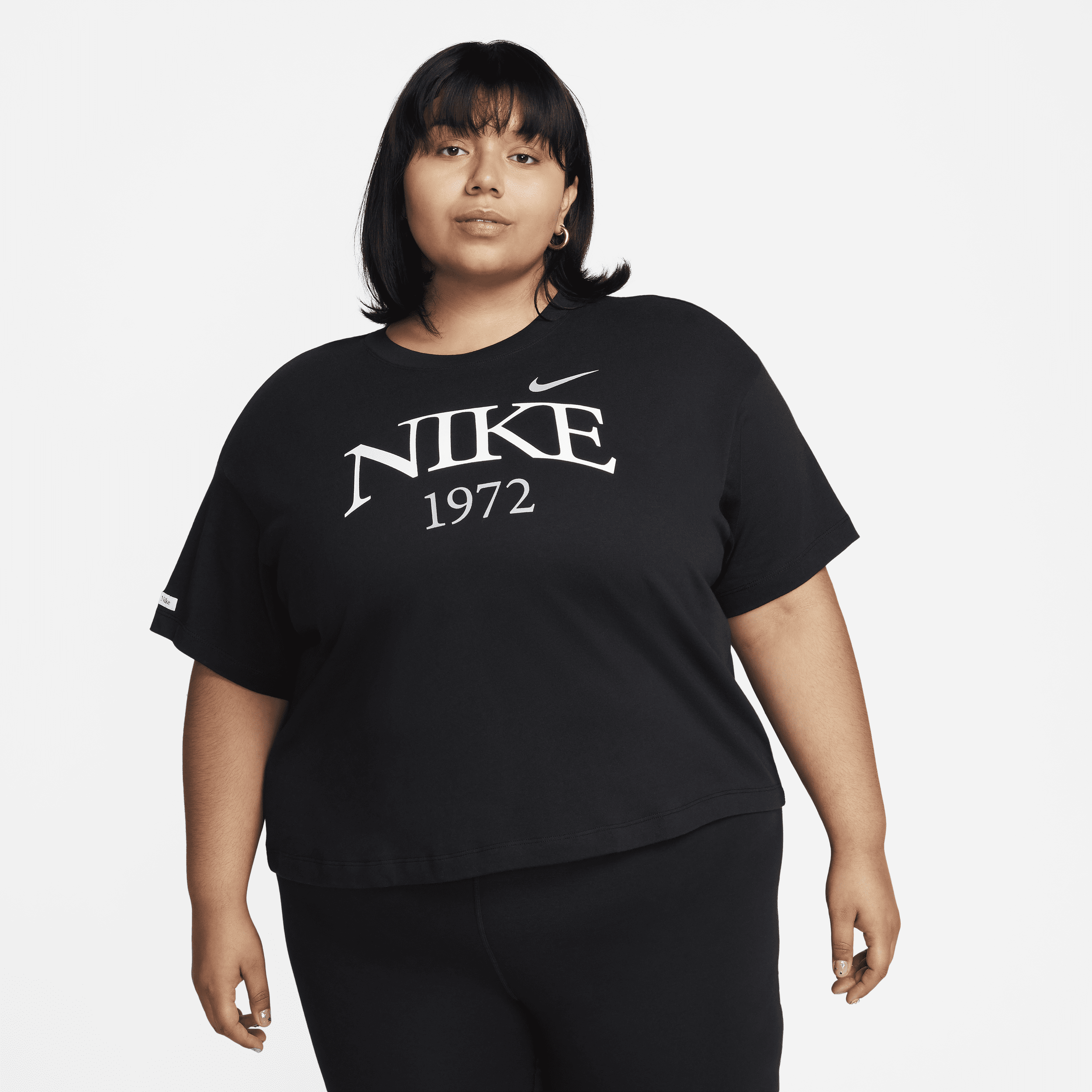 Nike Women's  Sportswear Classic T-shirt (plus Size) In Black
