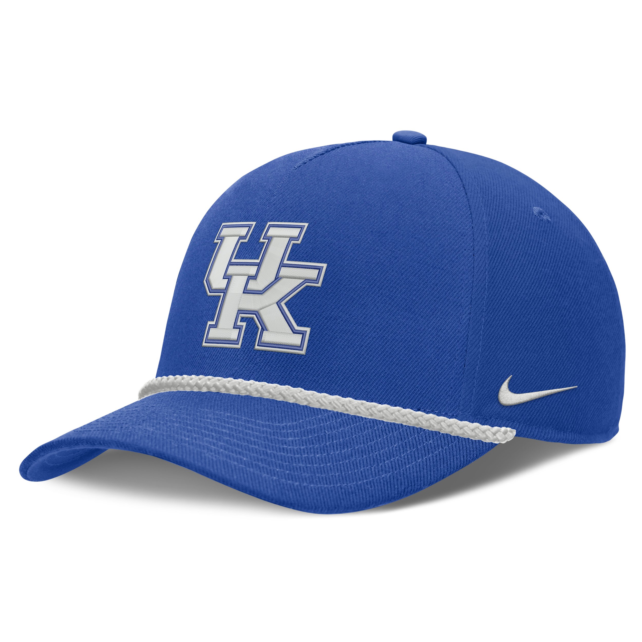 Kentucky Sideline Rope Rise Nike Unisex College Adjustable Hat in Blue | NC964EVNKY-ZL0