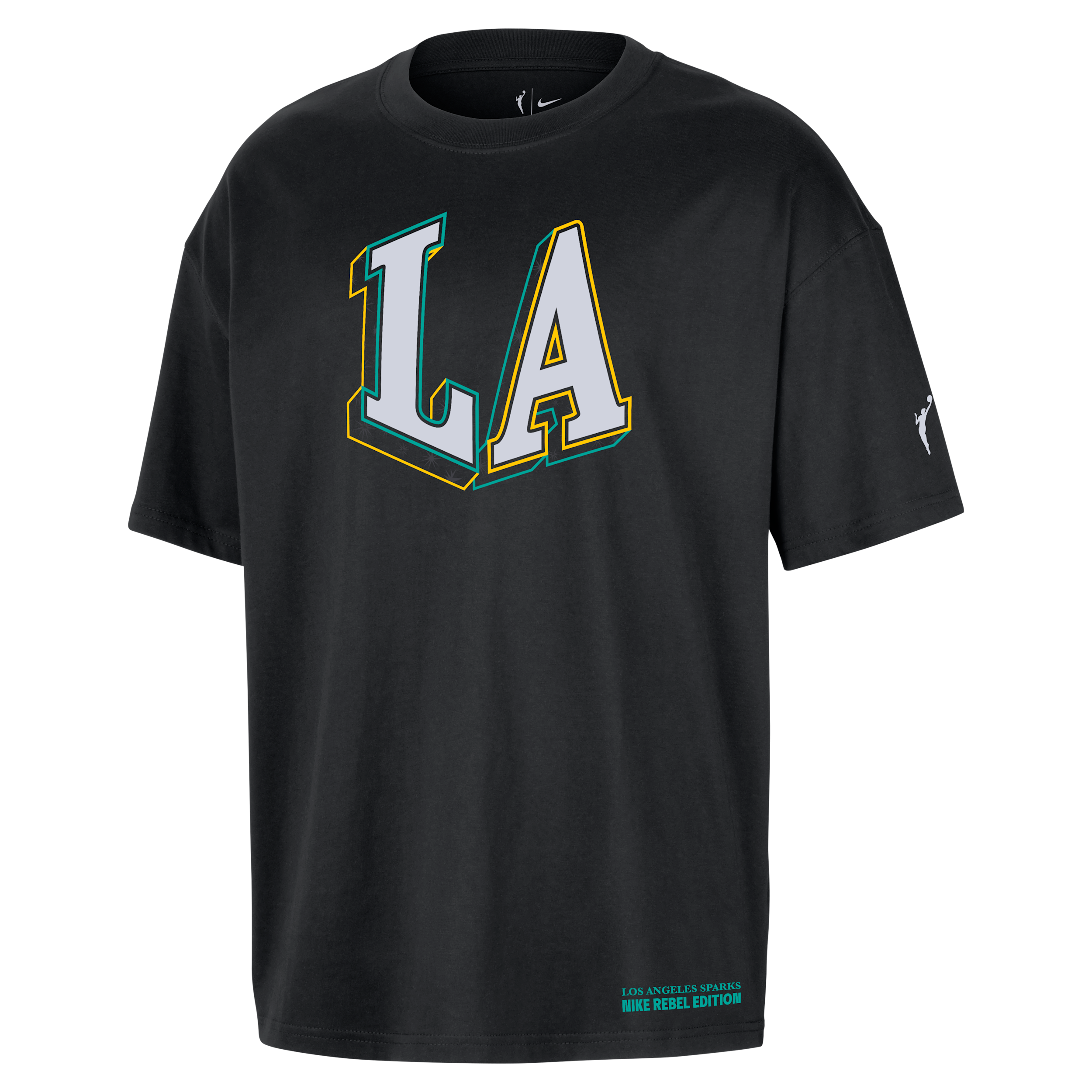 Nike Men's and Women's Black Golden State Valkyries Standard Issue Rebel Edition T-Shirt - Black