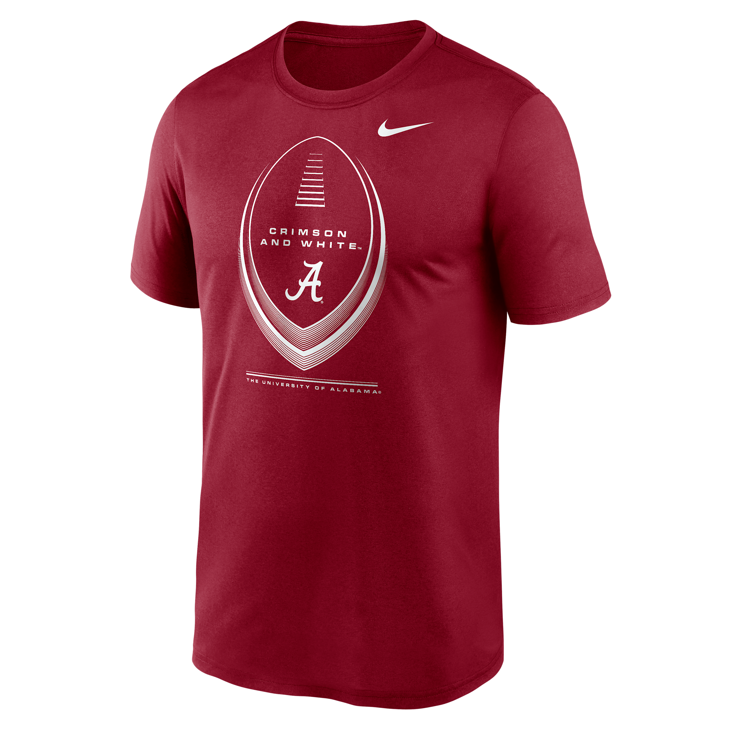Alabama Primetime Football Icon Legend Nike Men's Dri-FIT College T-Shirt in Red | NKGK69WABN-3BJ