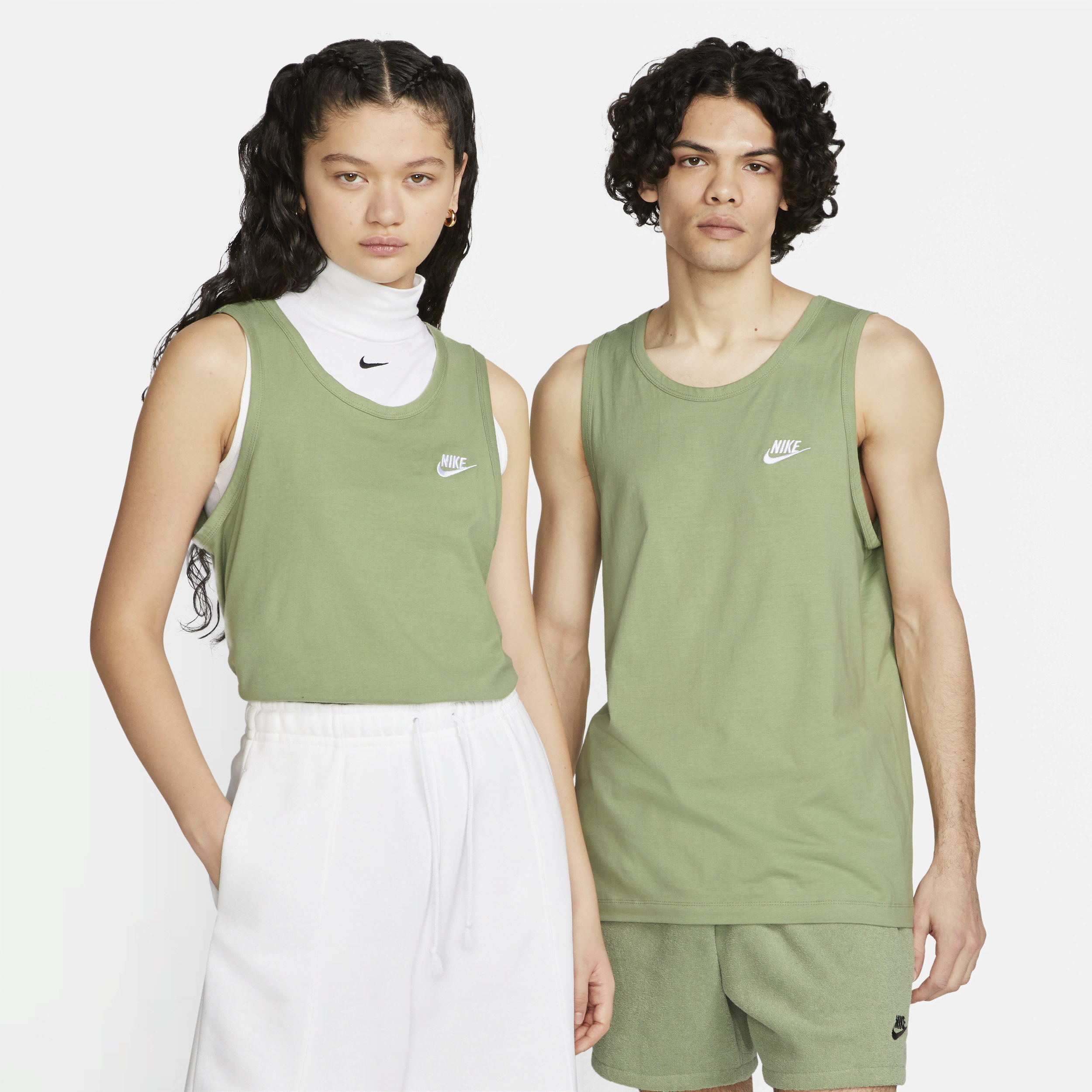 Nike Men's  Sportswear Club Tank Top In Green