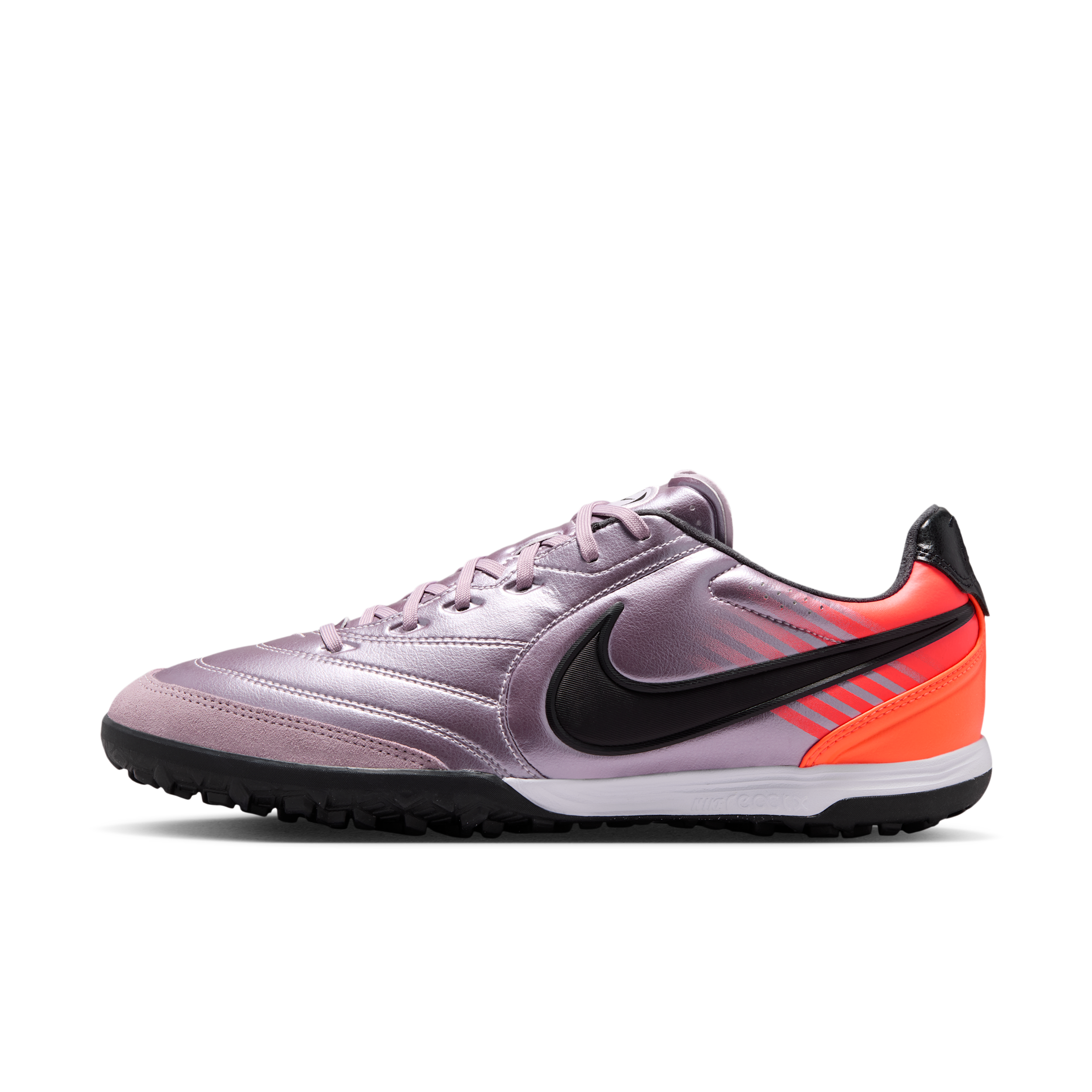 Nike Men's Tiempo Ligera Pro Heritage Turf Low-Top Soccer Shoes in Purple | IZ1675-500