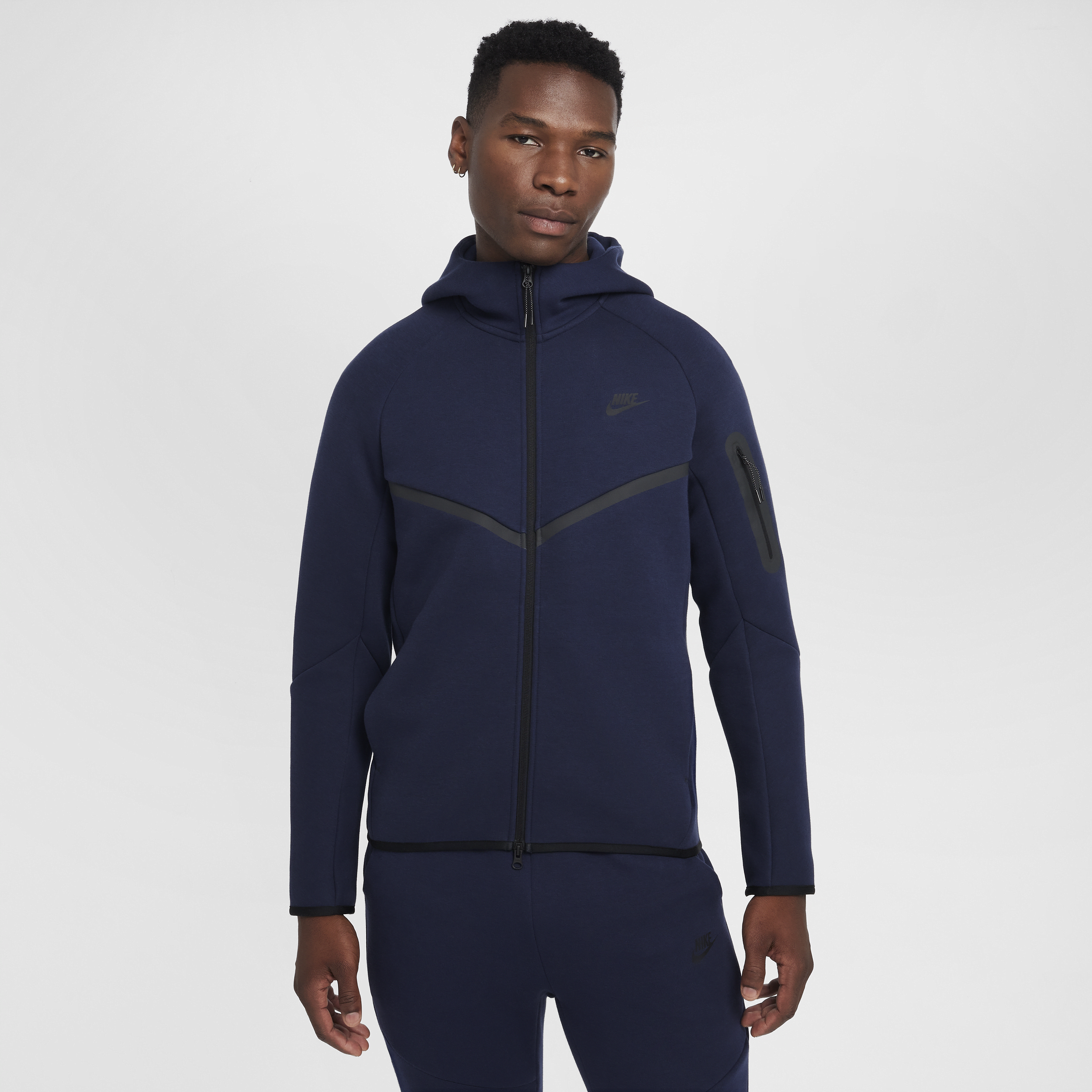 Nike Men's Tech Full-Zip Windrunner Hoodie in Blue | HV0949-451