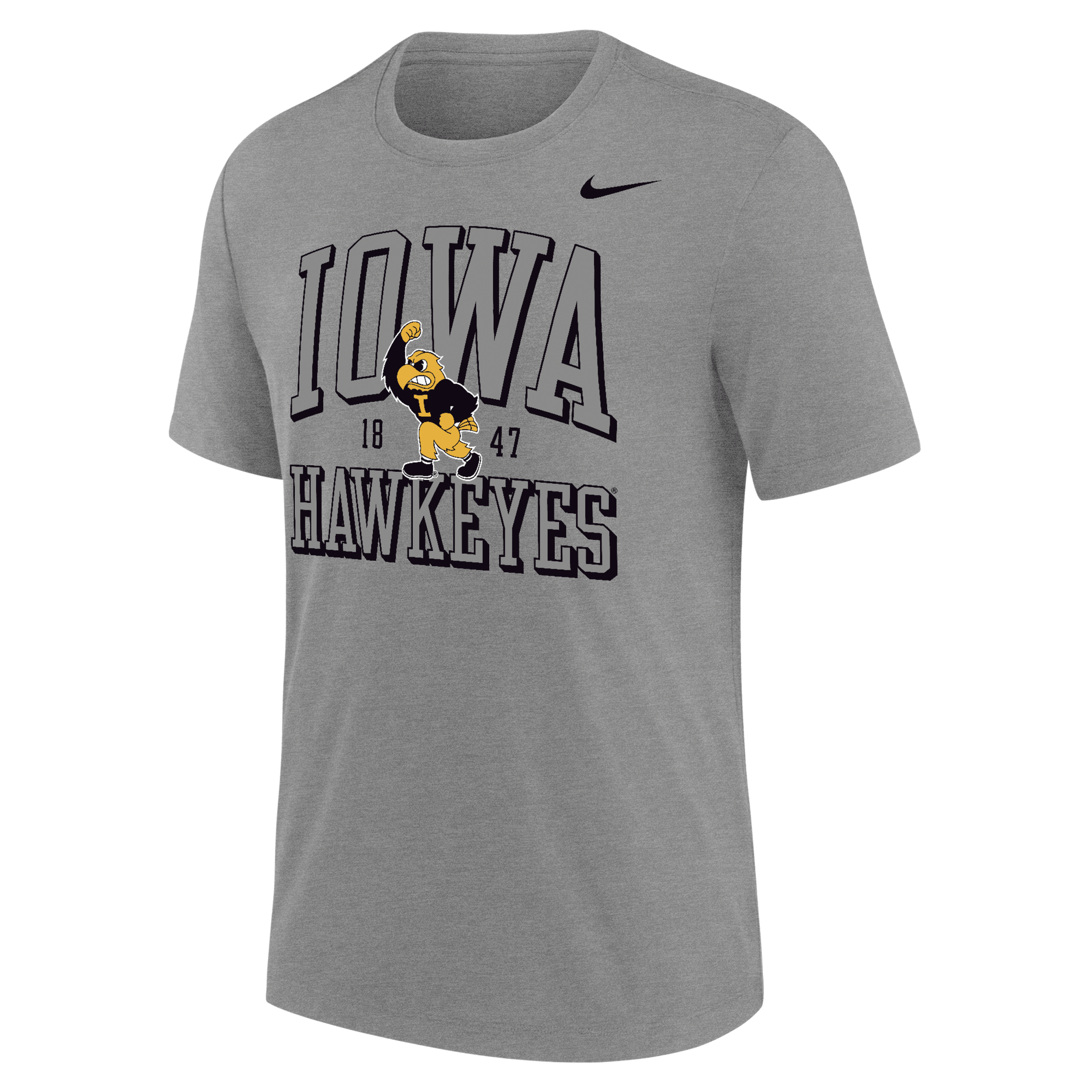 Shop Nike Iowa  Men's College T-shirt In Grey