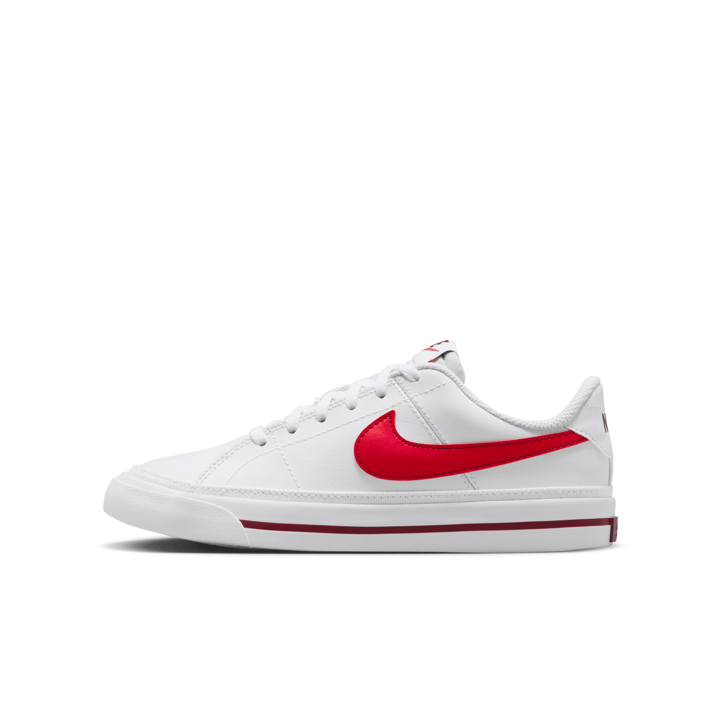 Shop Nike Court Legacy Big Kids' Shoes In White