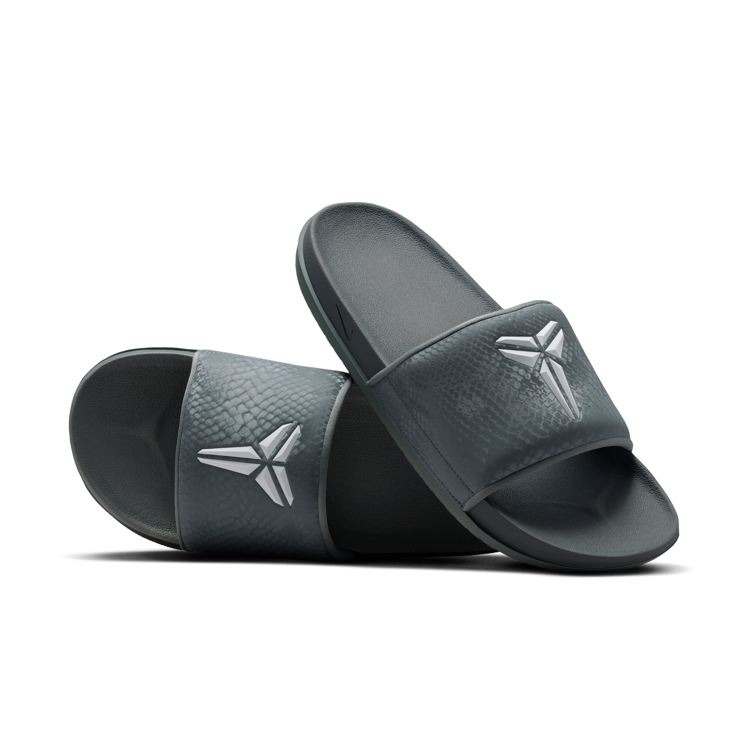 Nike Men's Kobe Offcourt Slides In Gray