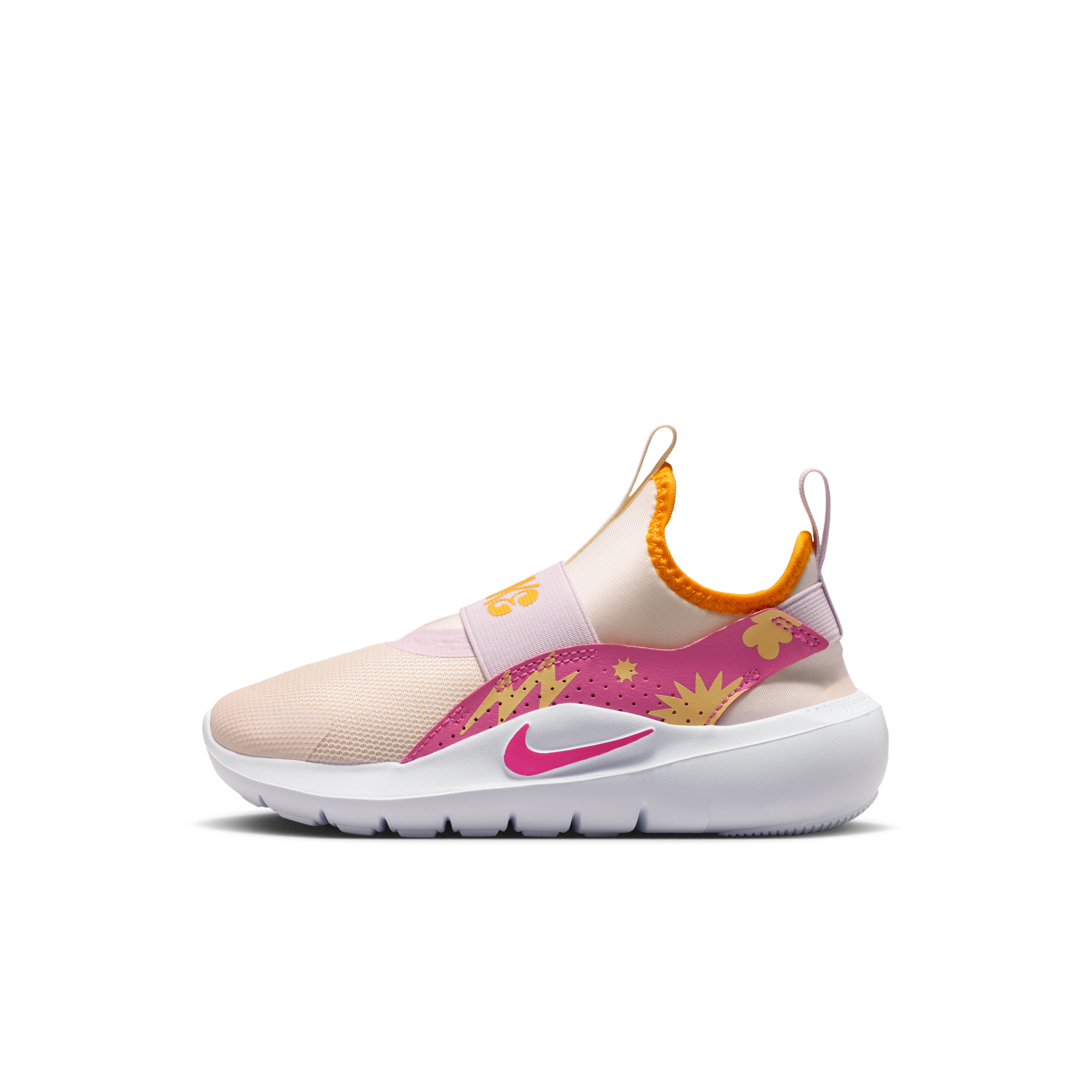 Nike Flex Runner 4 SE Little Kids' Shoes in White | IM1379-100