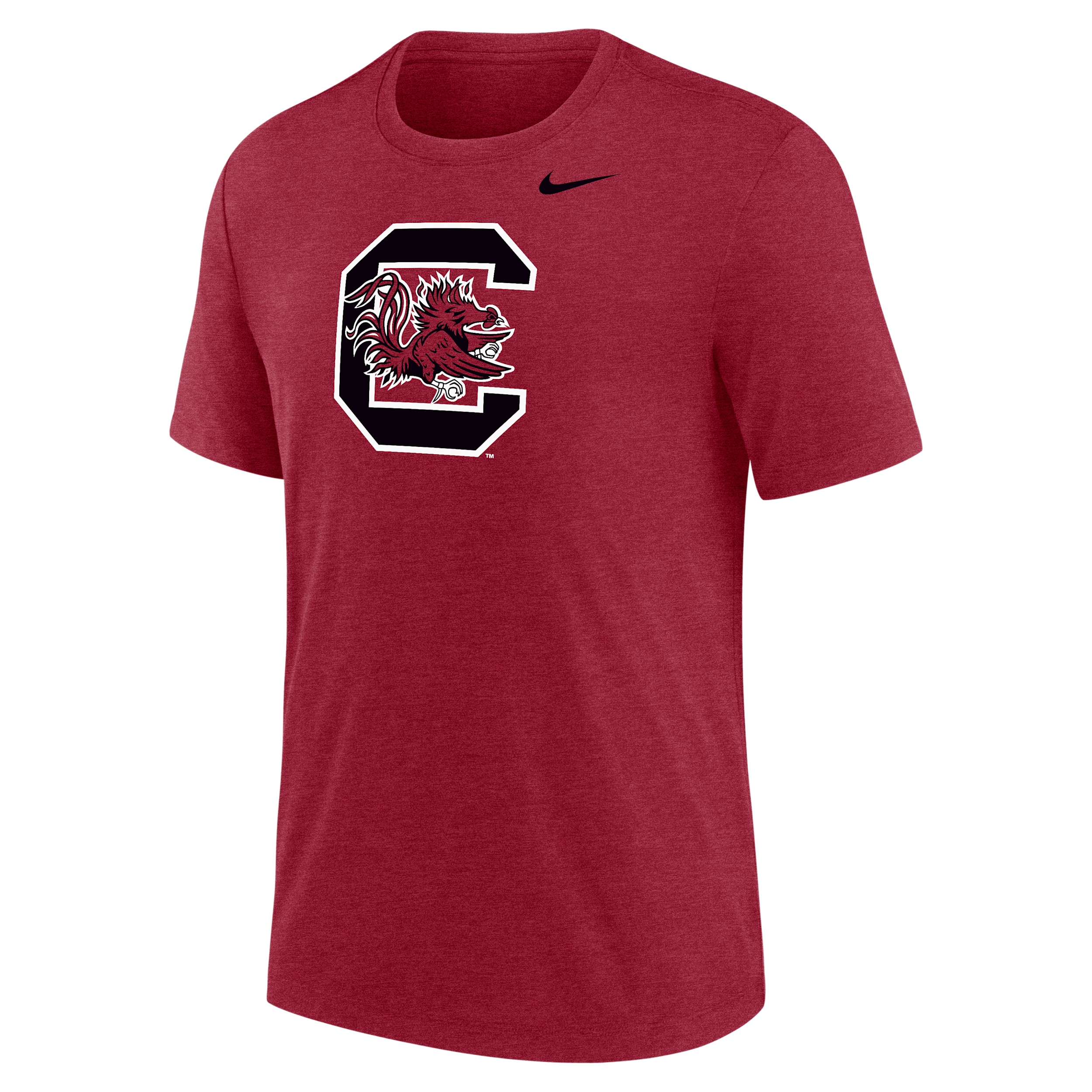 Nike Men's College (South Carolina Gamecocks) Tri-Blend T-Shirt in Red | M21372P204SCAR-CRM