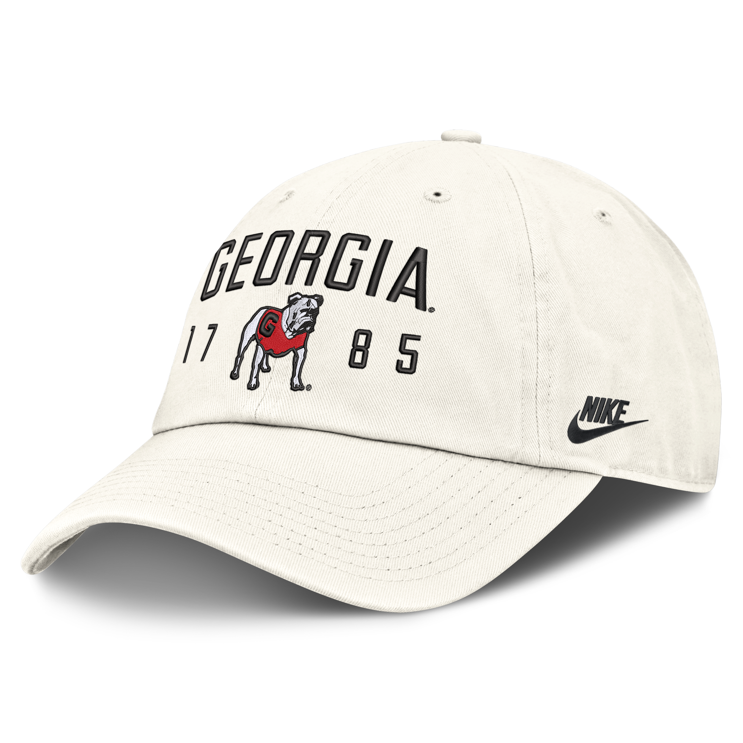 Nike Men's White Georgia Bulldogs Legacy Letter Location Club Adjustable Hat - White