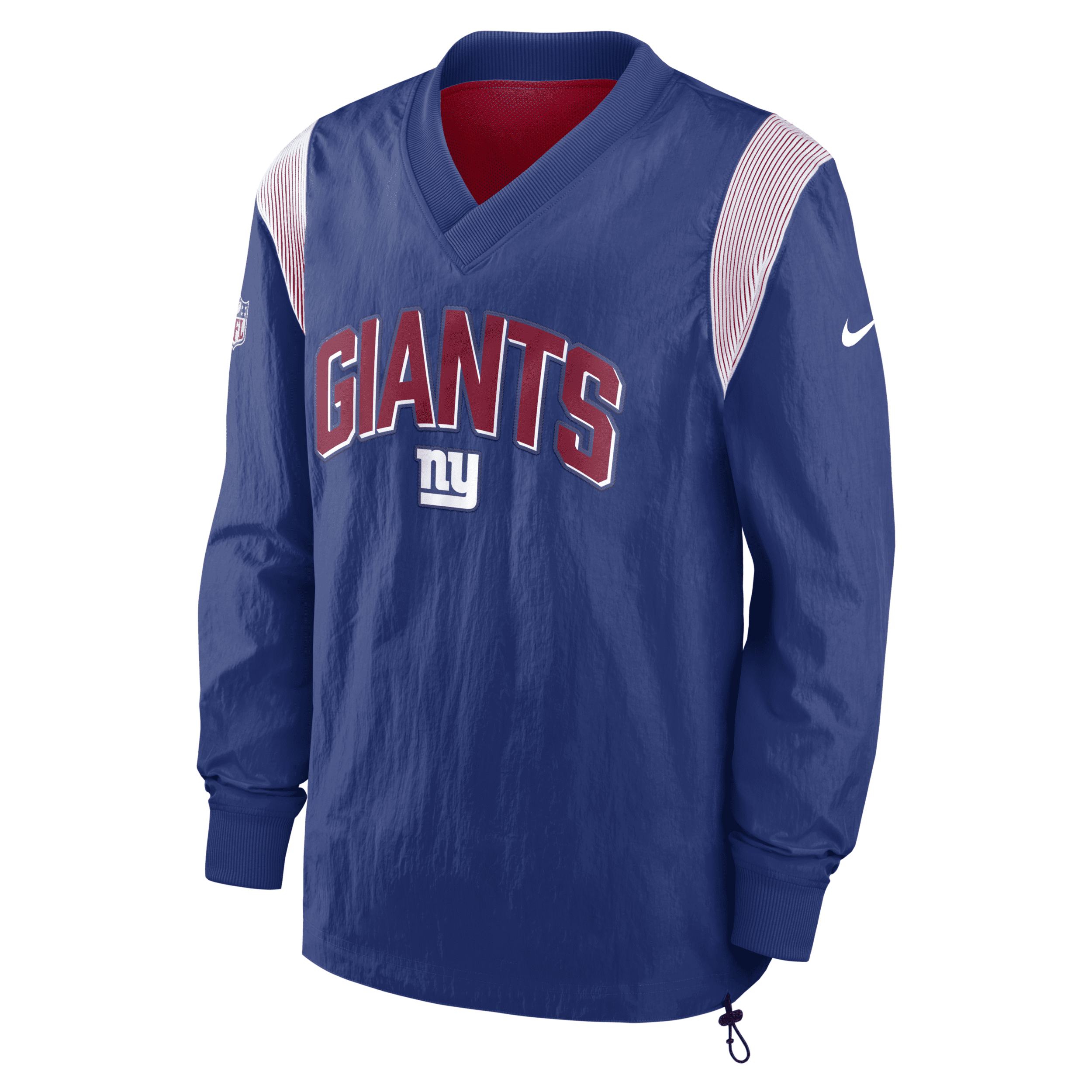 Shop Nike Men's Athletic Stack (nfl New York Giants) Pullover Jacket In Blue