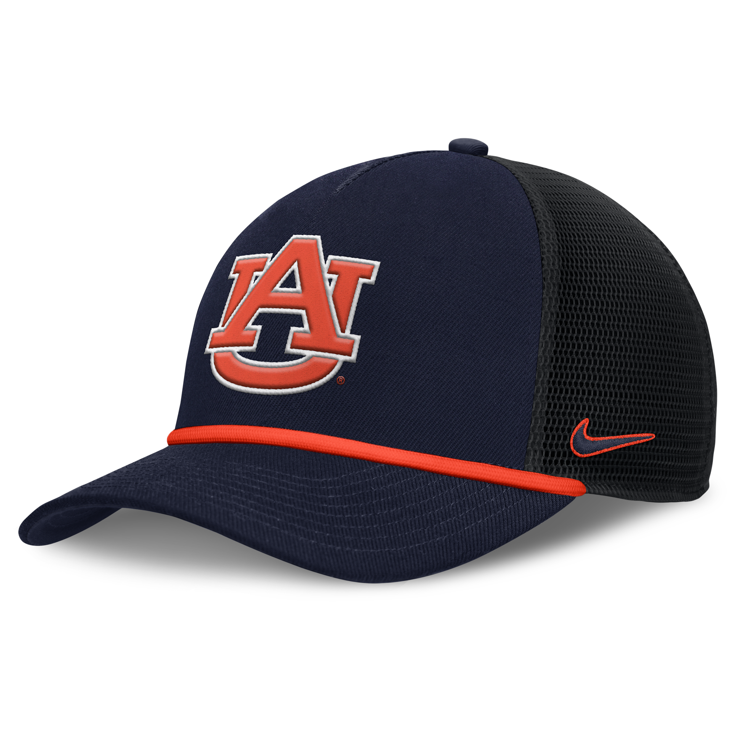 Nike Auburn Primetime Rise  Men's College Trucker Adjustable Hat In Blue