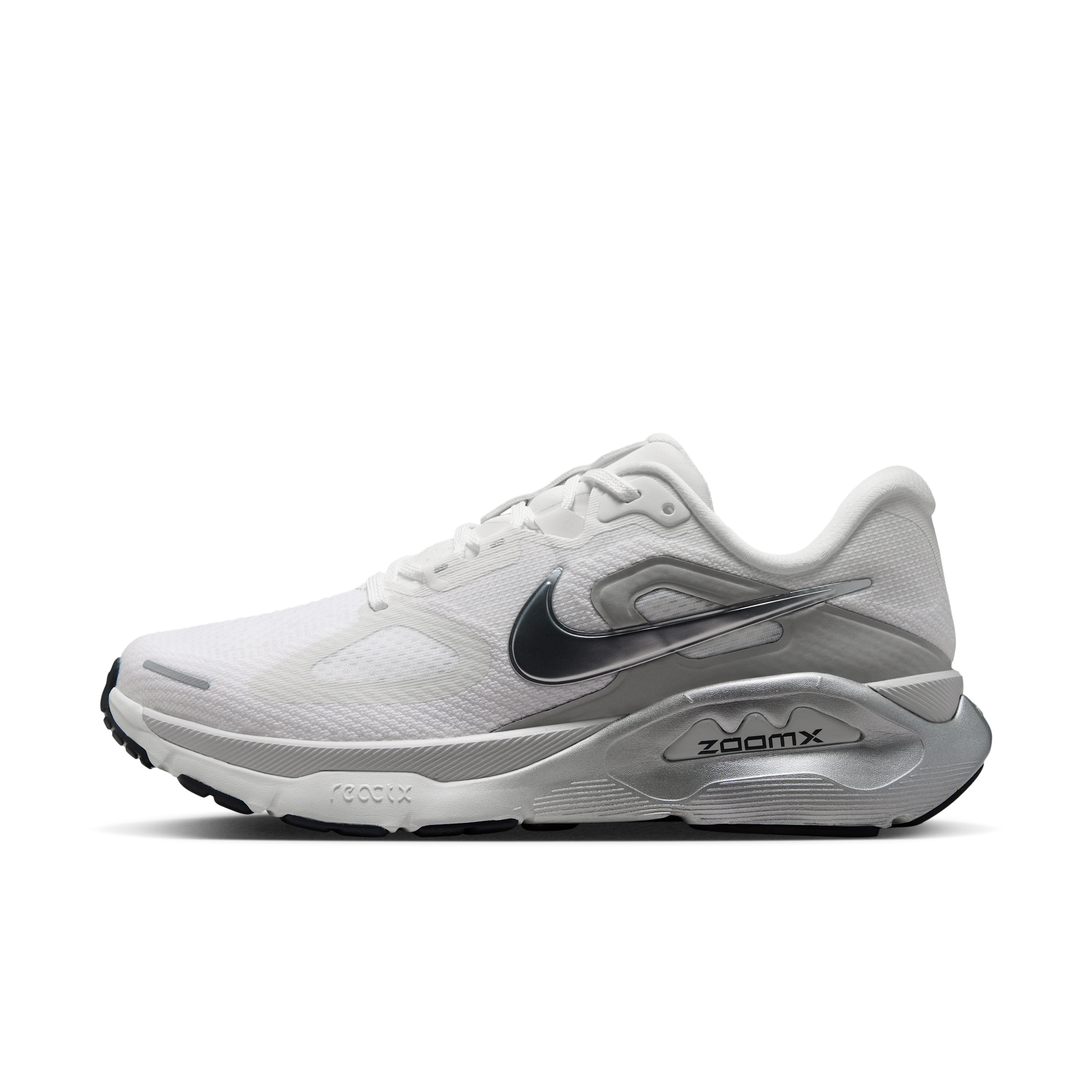 Nike Women's Structure Plus Running Shoes, Size 5.5, Summit White/Metallic Silver/Photon Dust